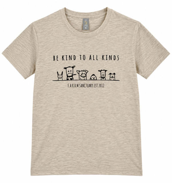 youth shirt be kind oatmel.png