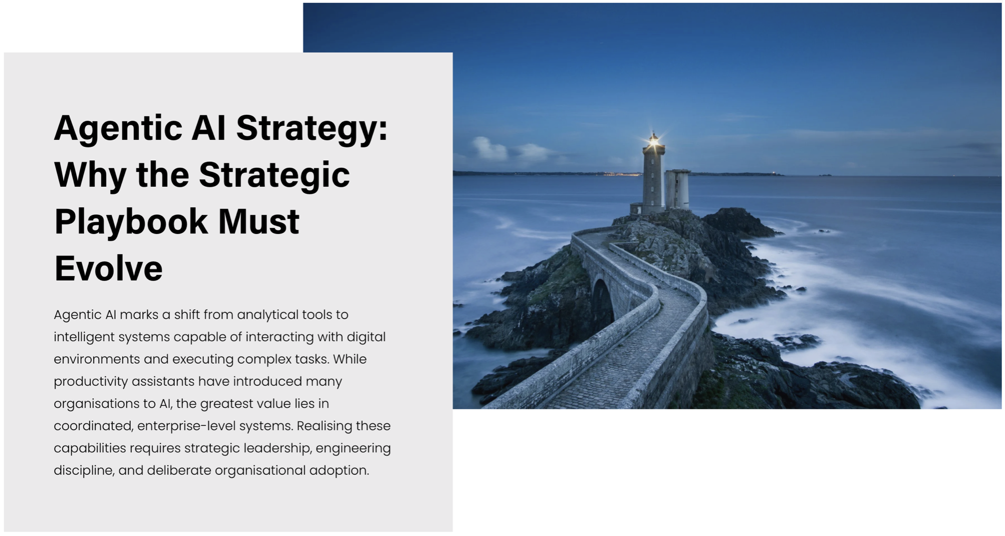 Agentic AI Strategy