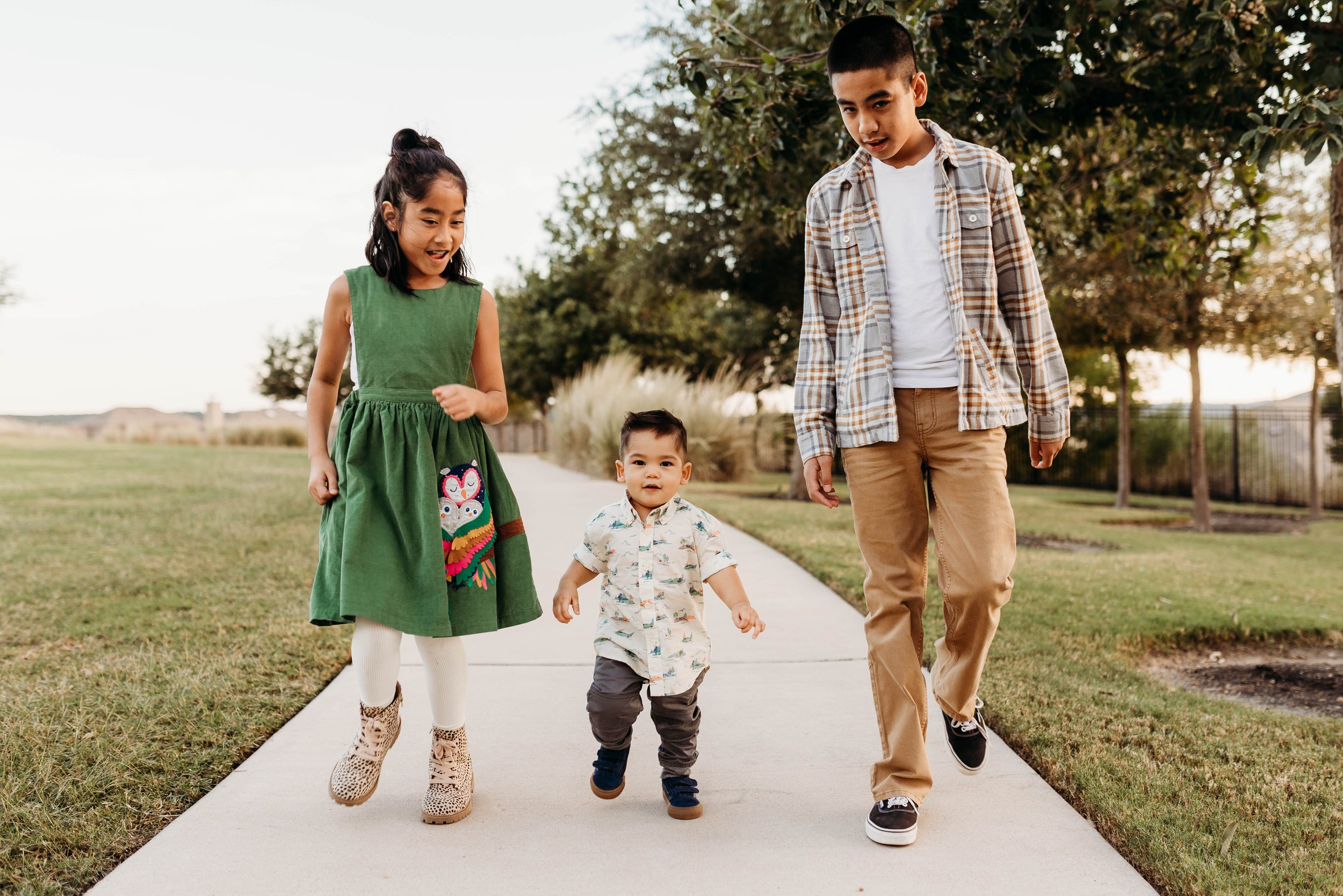 Dr. Naroth Ramos, DC's three kids.