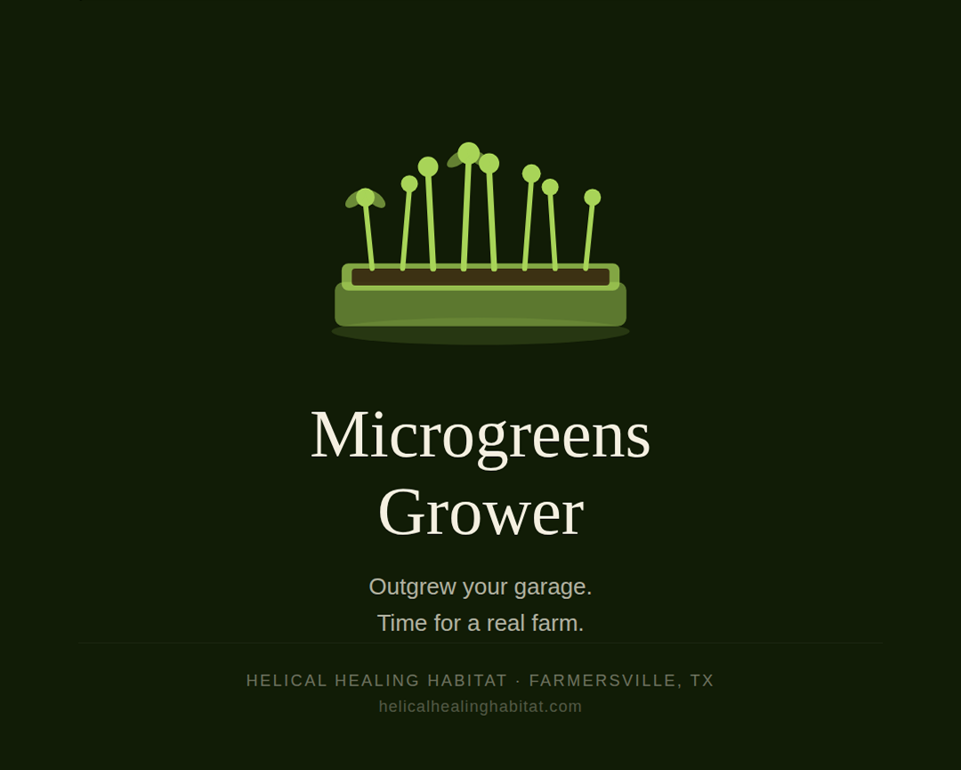 Microgreens Grower: Monthly Participation Fee