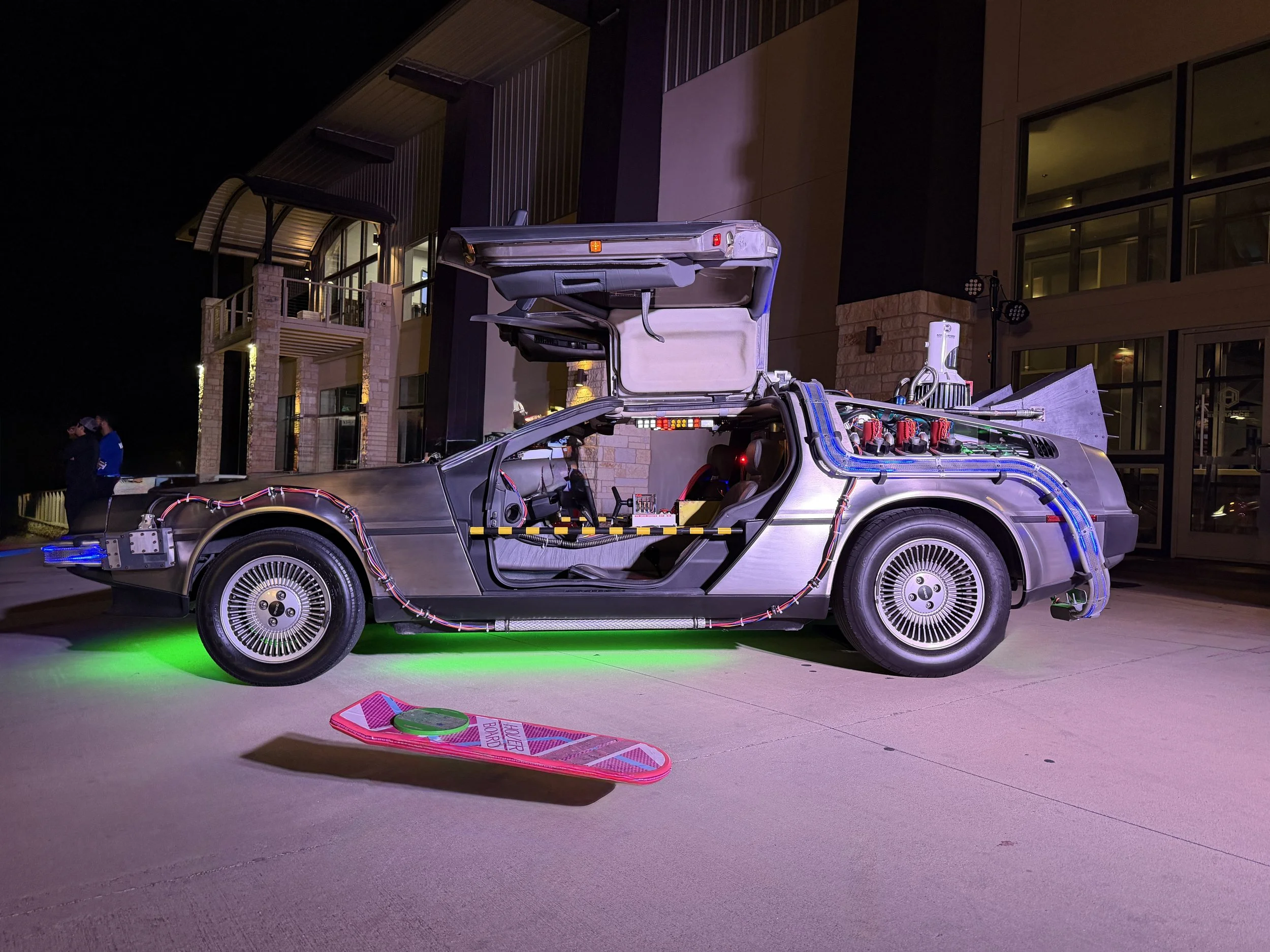 Time Machine Rental Texas Delorean Side View