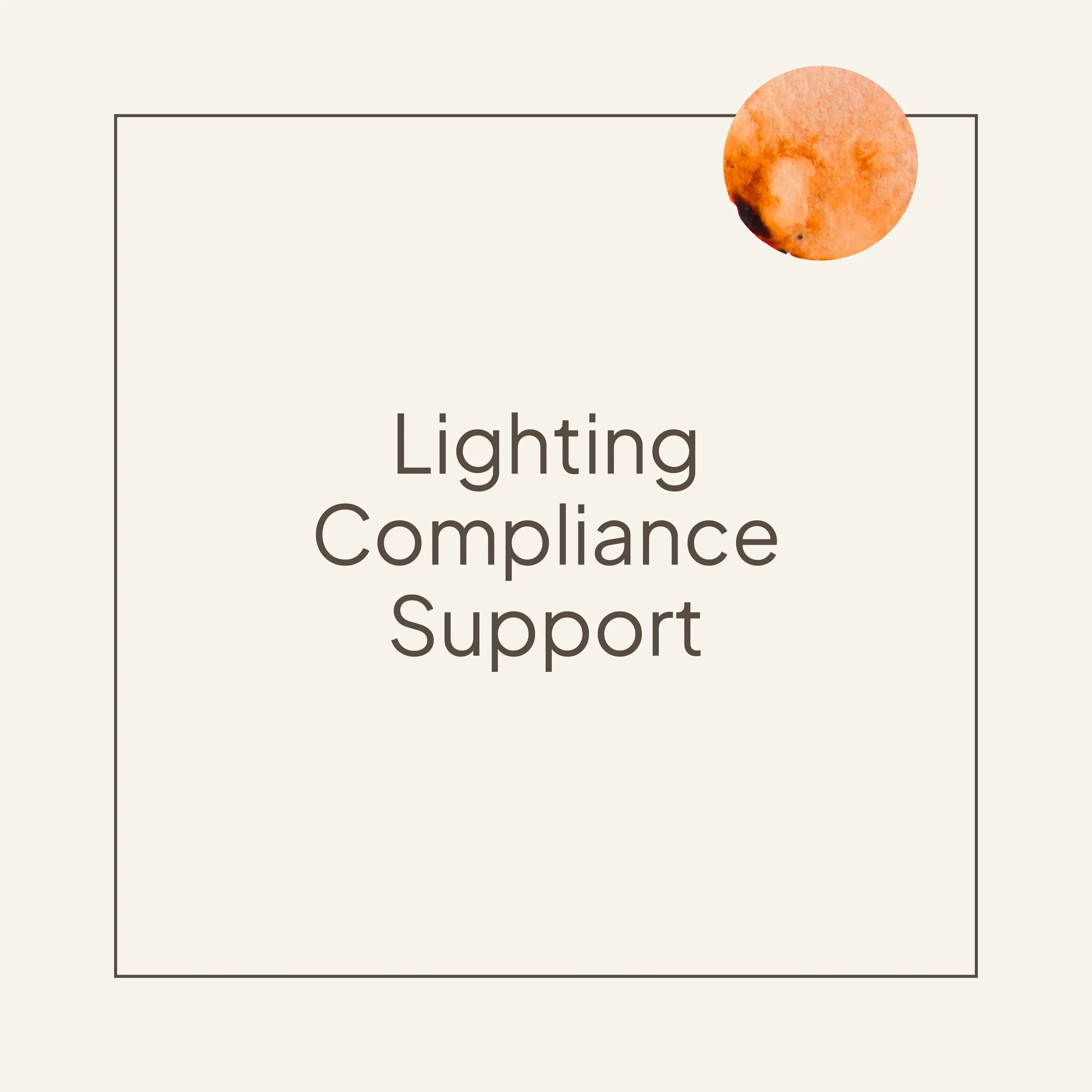 Lighting Compliance Support