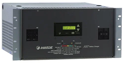 LaMarche-A97-130VDC-Power-Supply-Battery-Charger-Rack-Mount