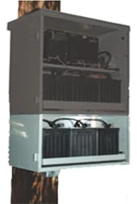 Alpha Technologies Micro 350, MIcro 1000, line drawing, UPS, 120VAC, 240VAC, pad mount, pole mount, NEMA 3R, enclosure