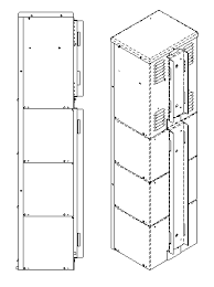 Alpha Technologies Micro 350, MIcro 1000, line drawing, UPS, 120VAC, 240VAC, pad mount, pole mount, NEMA 3R, enclosure