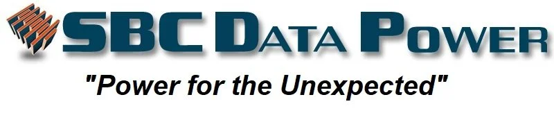 SBC Data Power Critical Power Systems Logo "Power for the Unexpected"