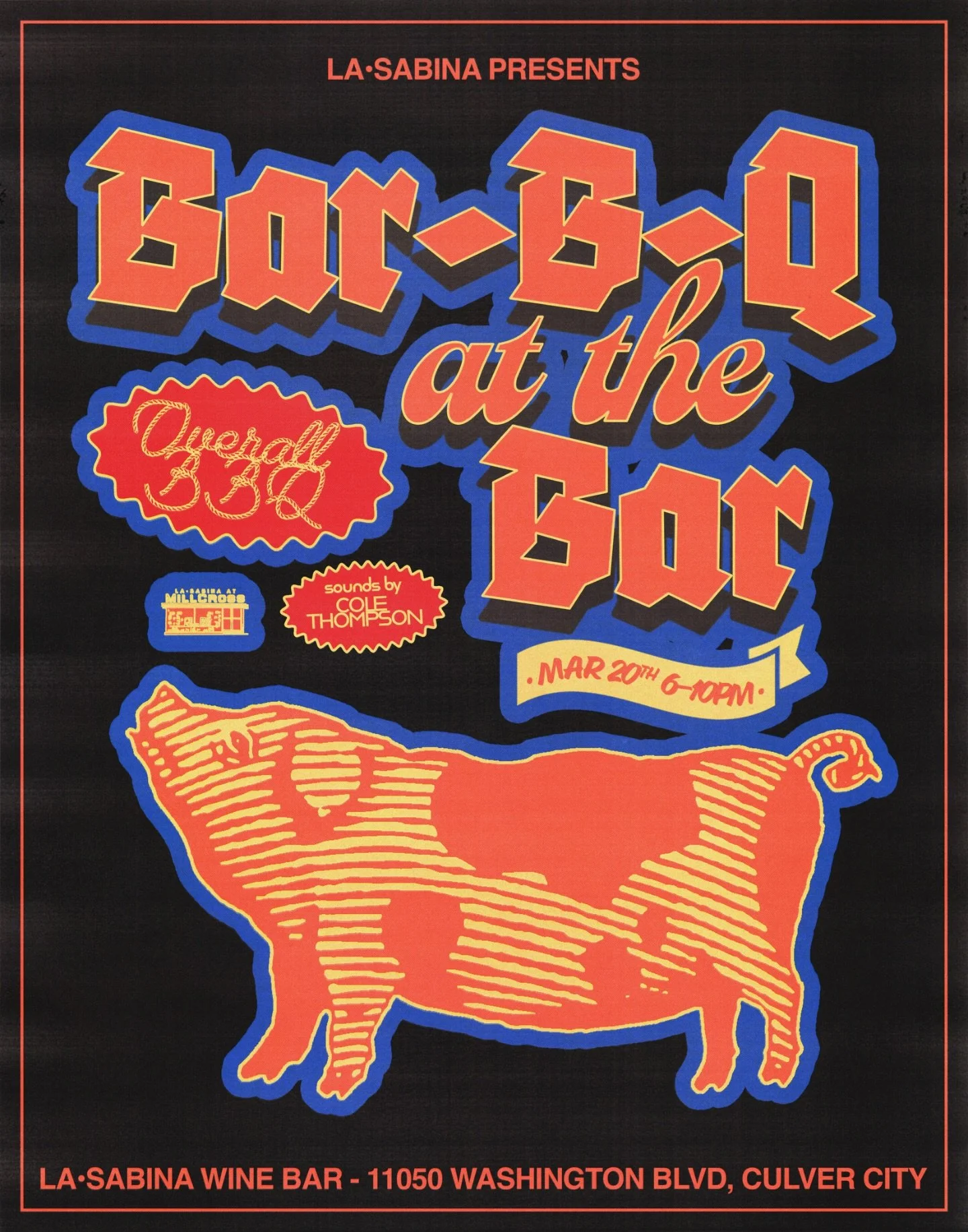 BBQ AT THE BAR 🍖🔥

Been too long since our friends @overall_bbq joined us on the patio. What better way to cap off this heatwave with some freshly grilled Texas BBQ 🥵 Even better with the very best @colethmpsn on the decks for the night 🎶

Swing 