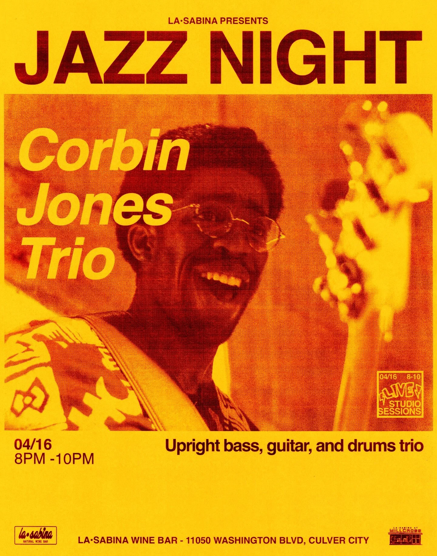 Join us at the bar this Thursday evening as we welcome Corbin Jones @corbinjonesbass and friends to the stage. Known for laying down grooves across a range of instruments in some of LAs best bands, Corbin will be gracing us with a performance on upri