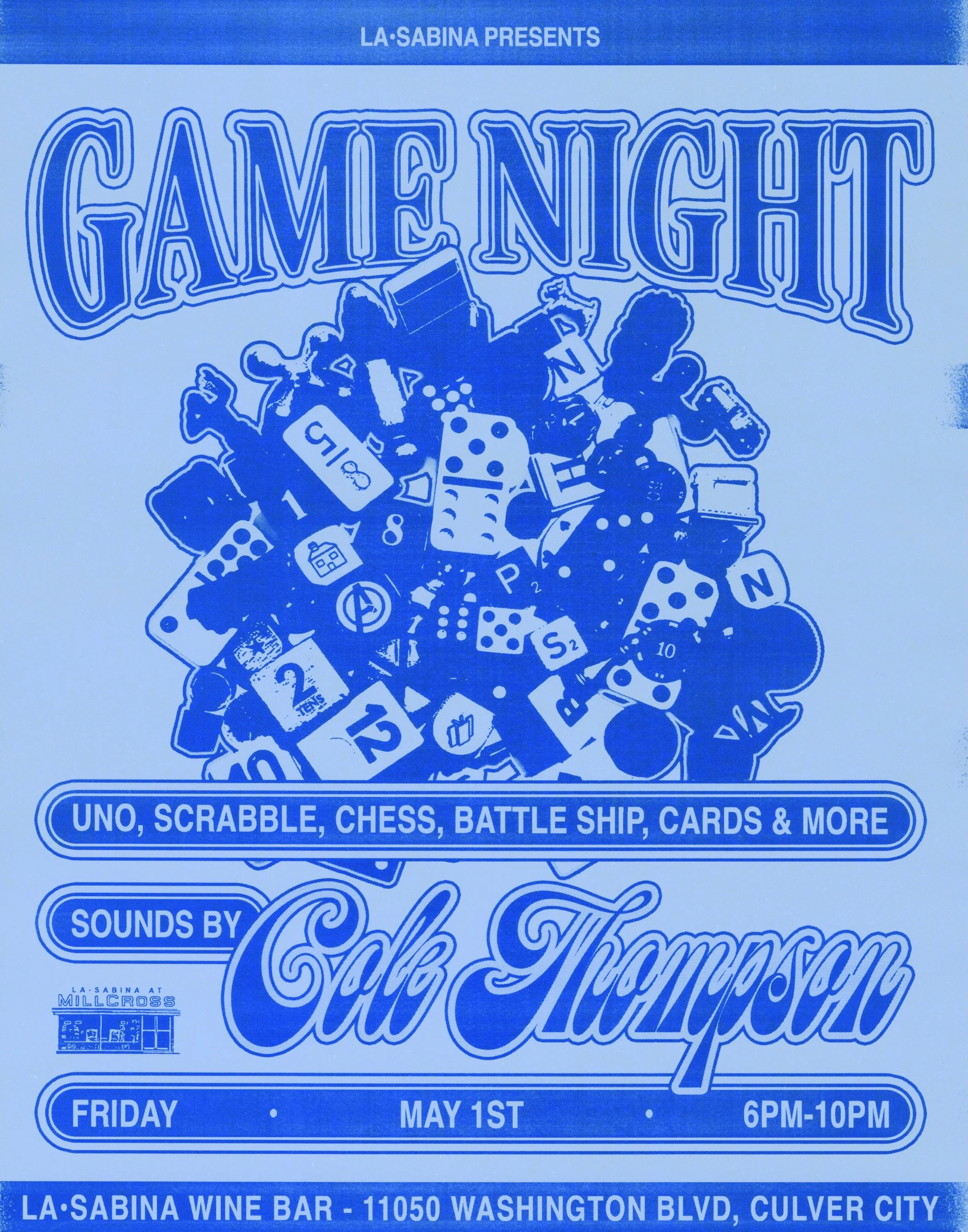 BOARD GAMES AT THE BAR 🃏🍷

Kicking off May with a classic Game Night this Friday! We&rsquo;ve got plenty of classics available- scrabble, uno, battleship, taboo, connect4, and more. Feel free to bring your own of course! The great @colethmpsn will 