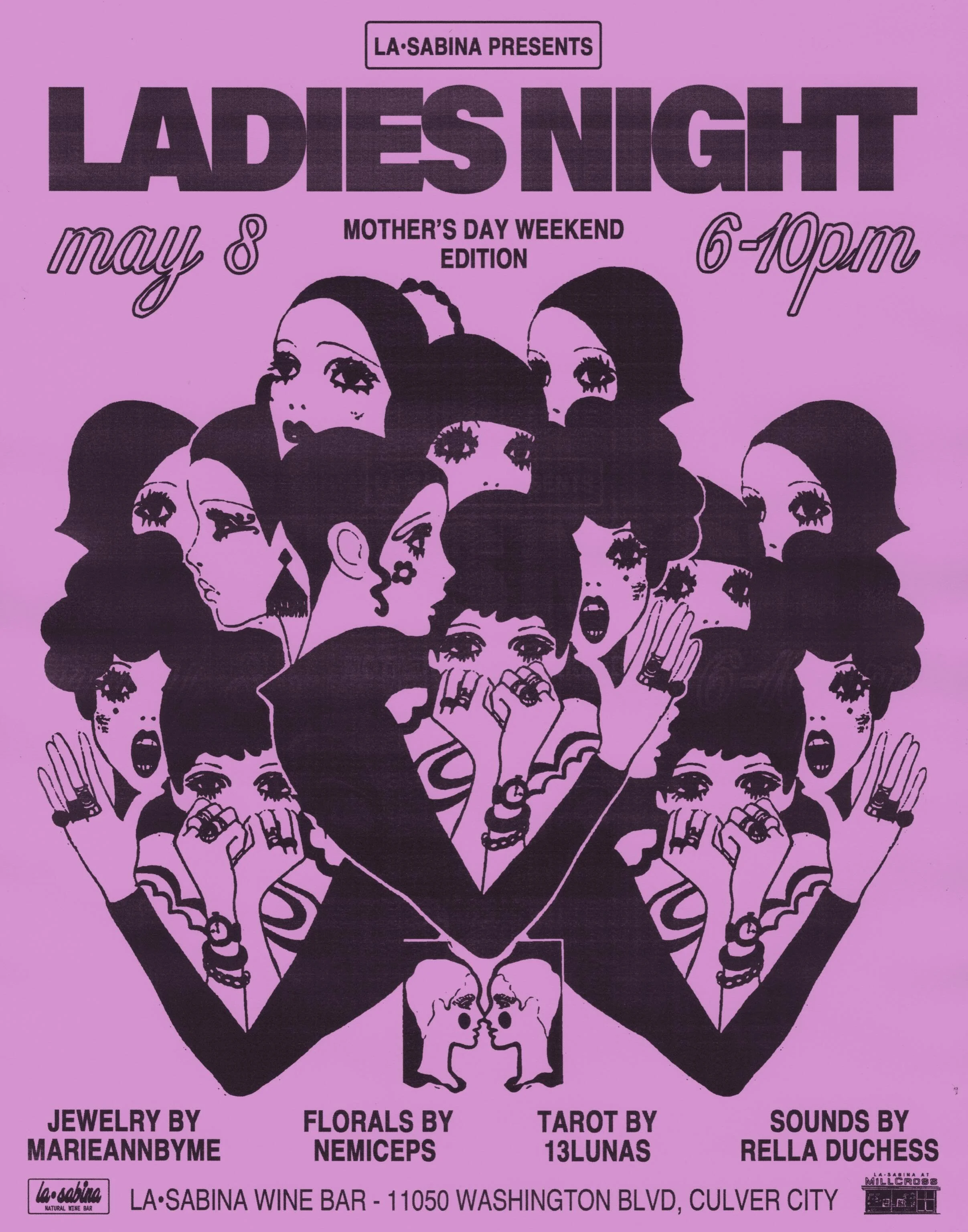 LADIES NIGHT - Mother&rsquo;s Day Weekend Edition 🍷💐

Our favorite special event at the bar is back this Friday right on time for Mother&rsquo;s Day Weekend. We&rsquo;ll be hosting a mini vendor market on our patio featuring lovely handcrafted jewe