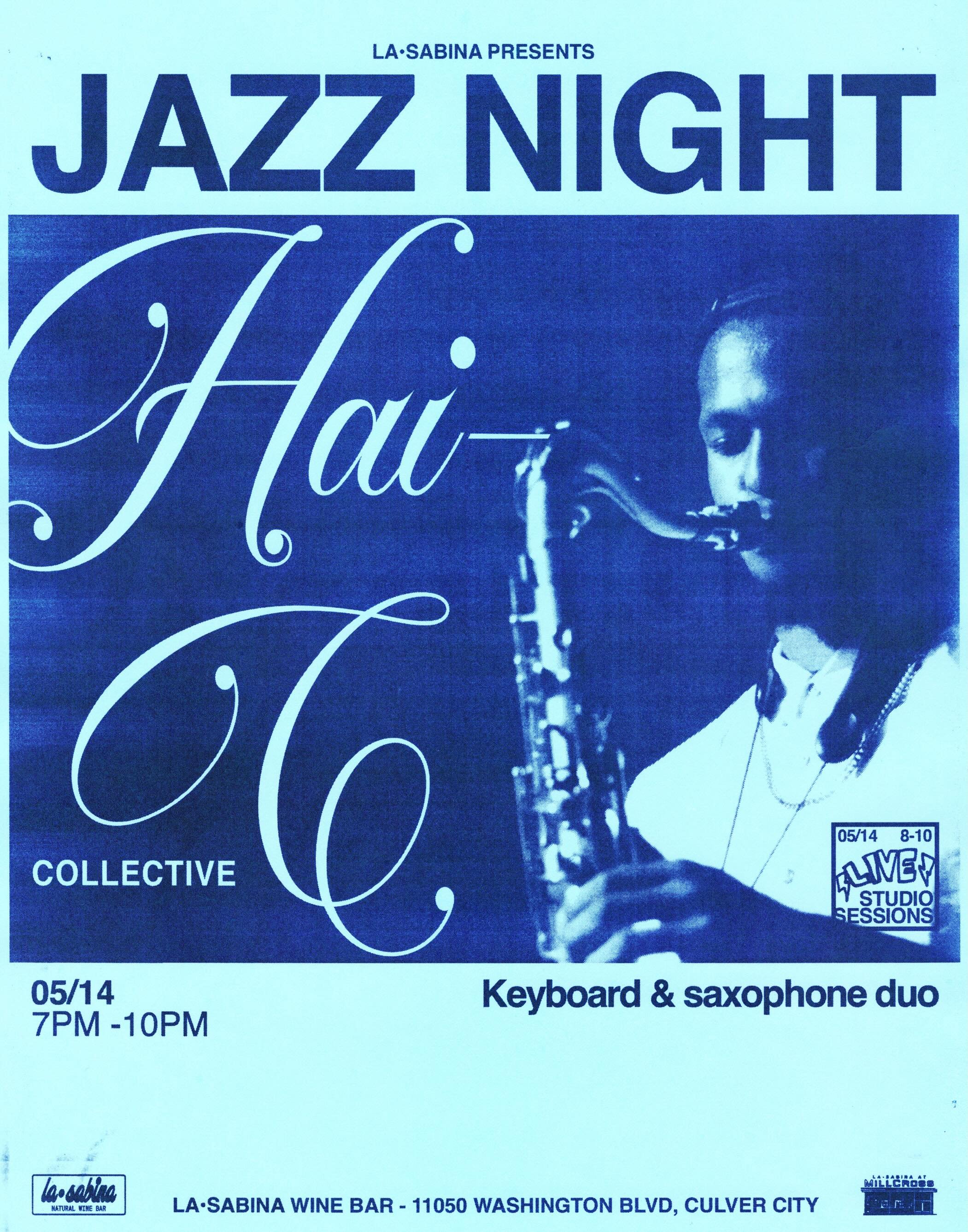 THURSDAY JAZZ 🎶

Join us this week at the bar as our friends @haic_collective and @hank.mehren set the mood right. Keys and sax jazz duo to start the weekend 🎷🎹

See you there 🍷