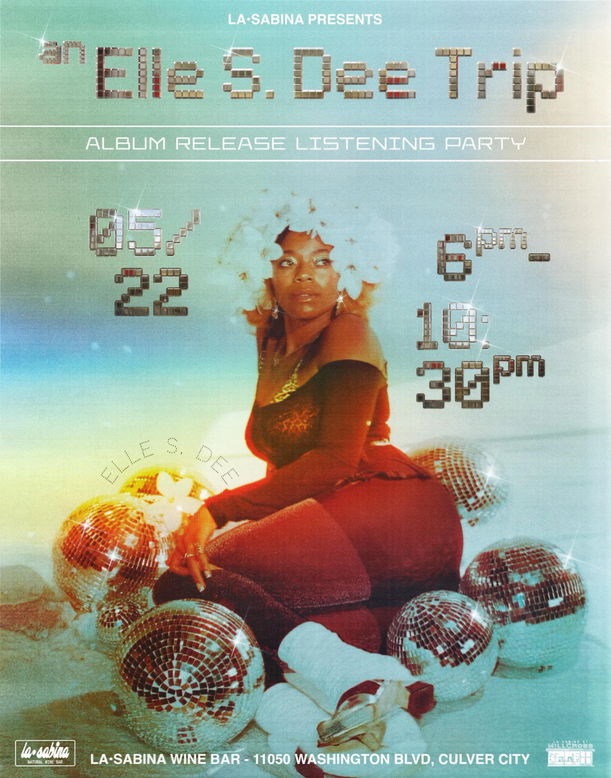 AN ELLE S. DEE TRIP 😵&zwj;💫🪩

Join us this Friday as we host the great @jakiyahcabell AKA Elle S. Dee @theellesdee for a listening party of her new album, &ldquo;An Elle S. Dee Trip&rdquo; 📀💃

Blending elements of psychedelic soul, classic RnB, 