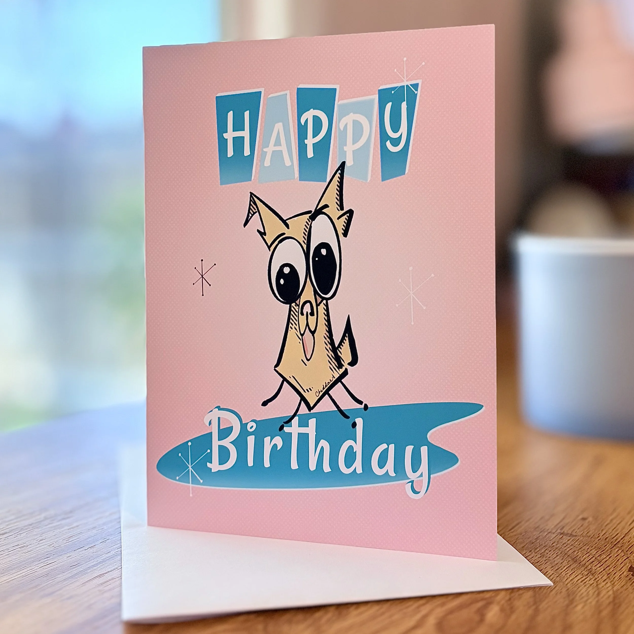 Funny Dog Birthday Card – Humorous Dog Lover Birthday Card