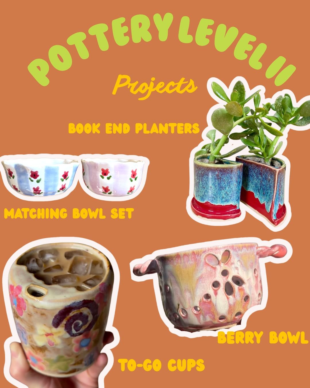 🏺✨ **POTTERY LEVEL 2 IS HERE!** ✨🏺

Ready to take your pottery skills a little further? Our **Pottery Level 2** class is all about building on the basics, learning new techniques, and creating functional pieces you&rsquo;ll actually use and love. 
