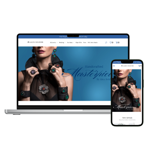 Alex Soldier Desktop and Mobile Version