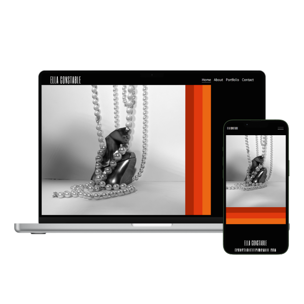 Ella Constable Photography Desktop and Mobile Version