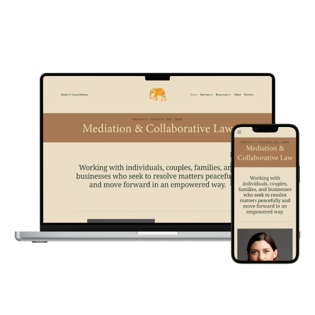 KGL Mediation Desktop and Mobile Version