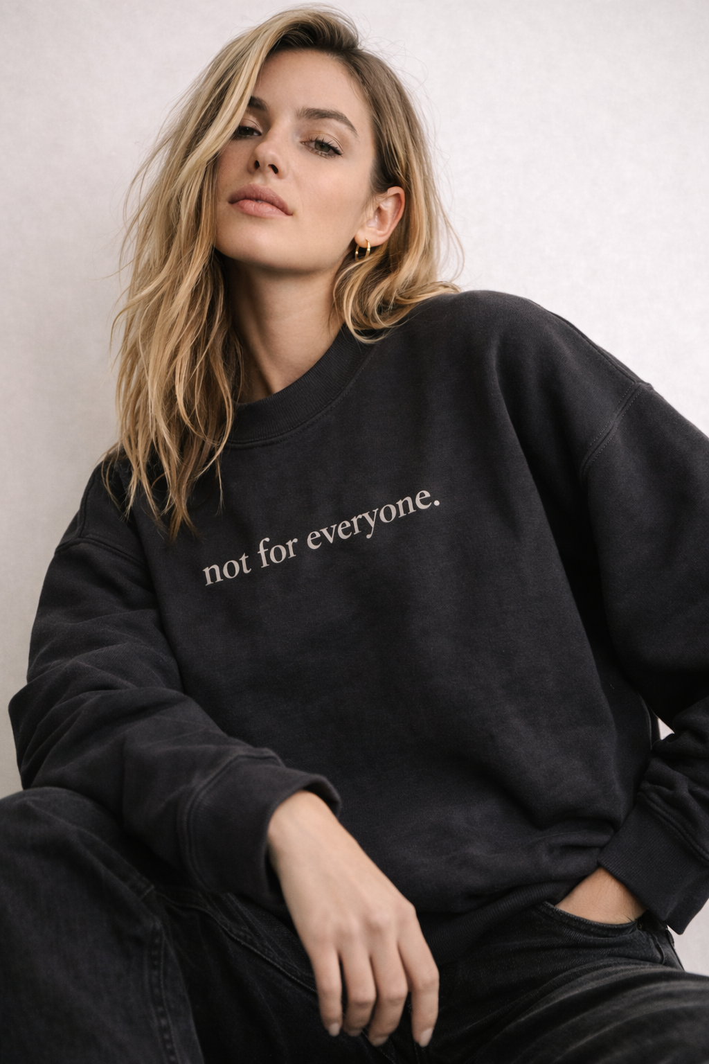 Not For Everyone. Charcoal.