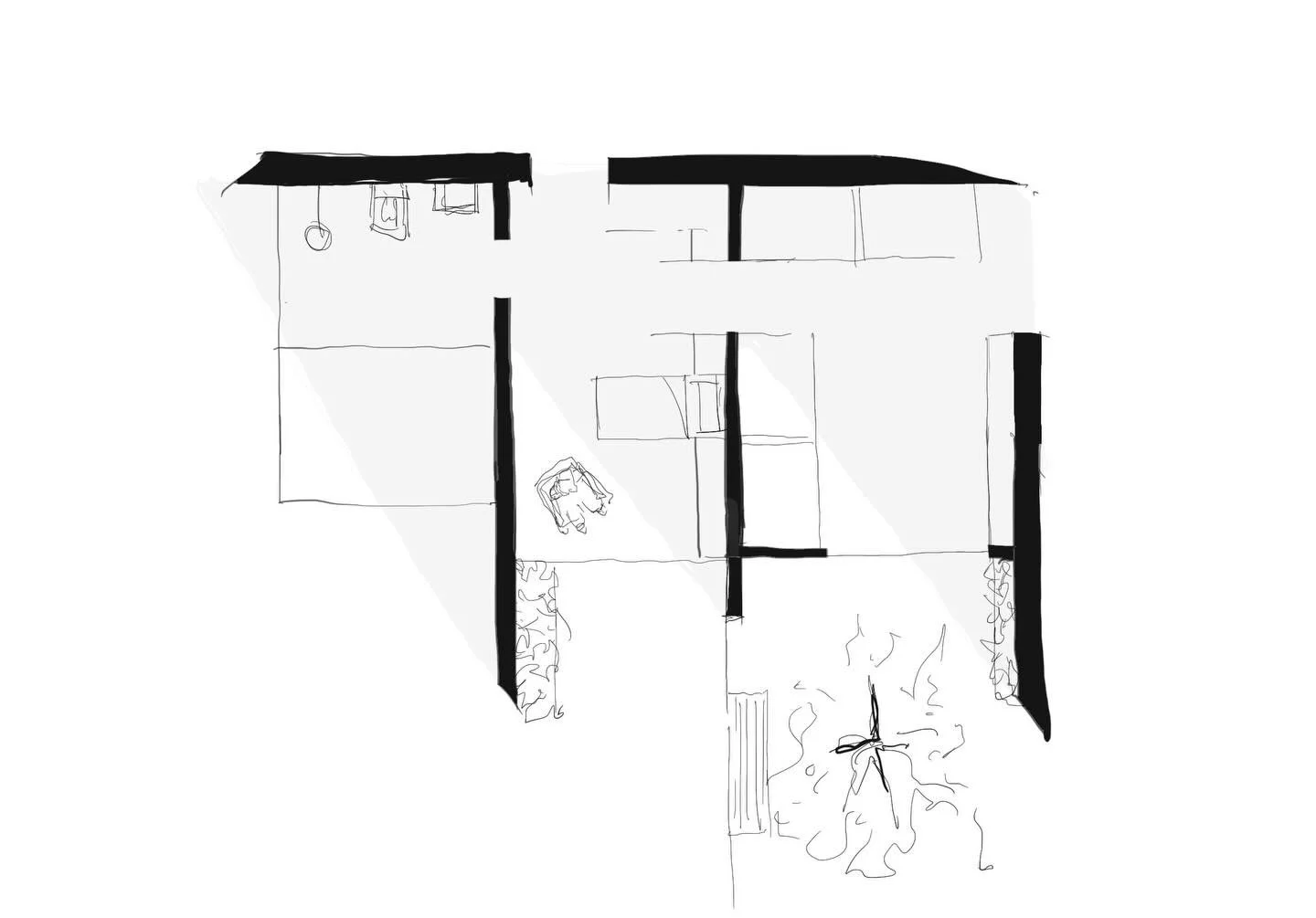What does it mean to design for the end stages of life?

As part of architecture design studio 5 the students are exploring the design of a hospice on Newcastle beach. 

The design process usually starts with a few quick sketches to show a space coul