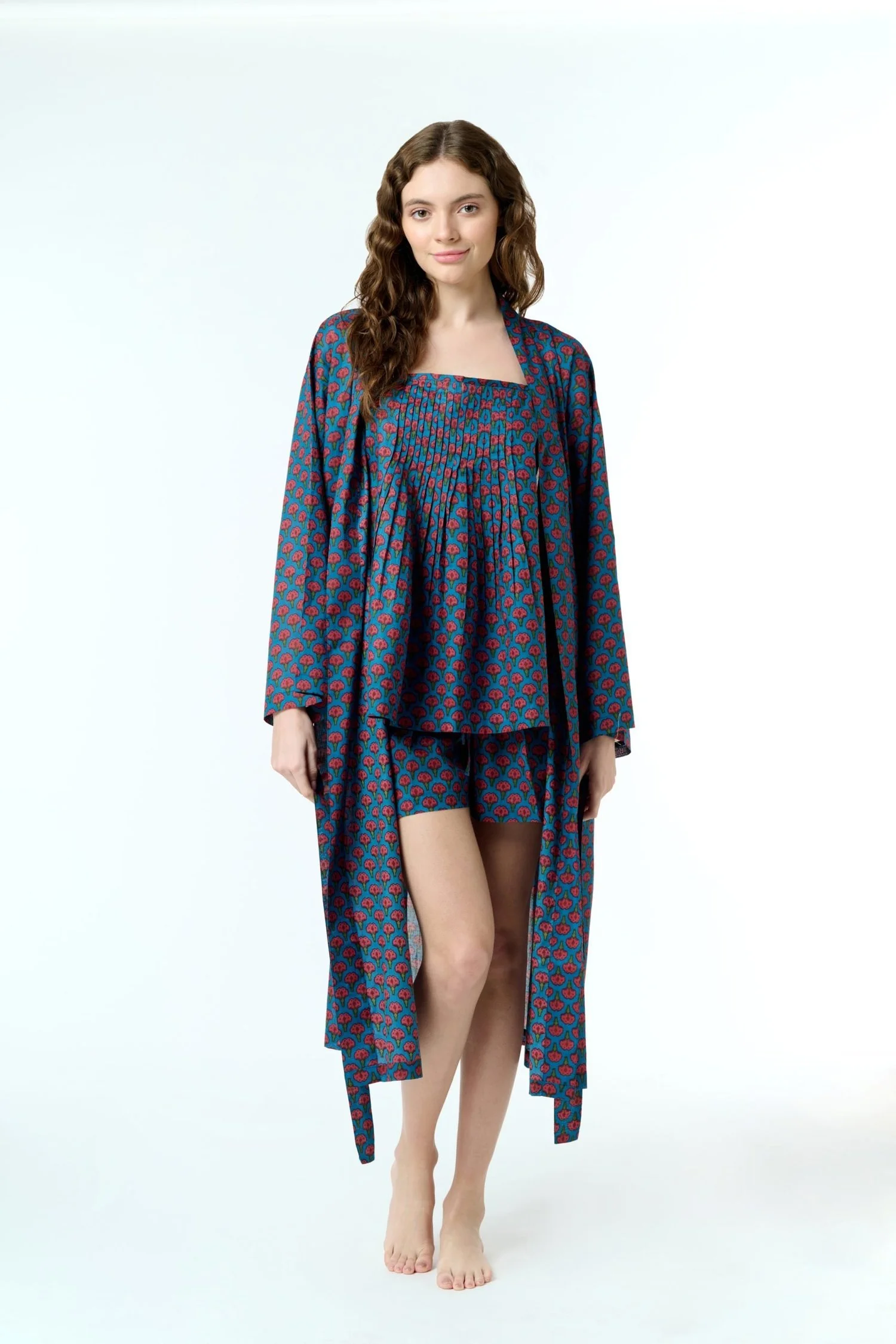 MD-75C1 Printed | Dressing Gown/Robe