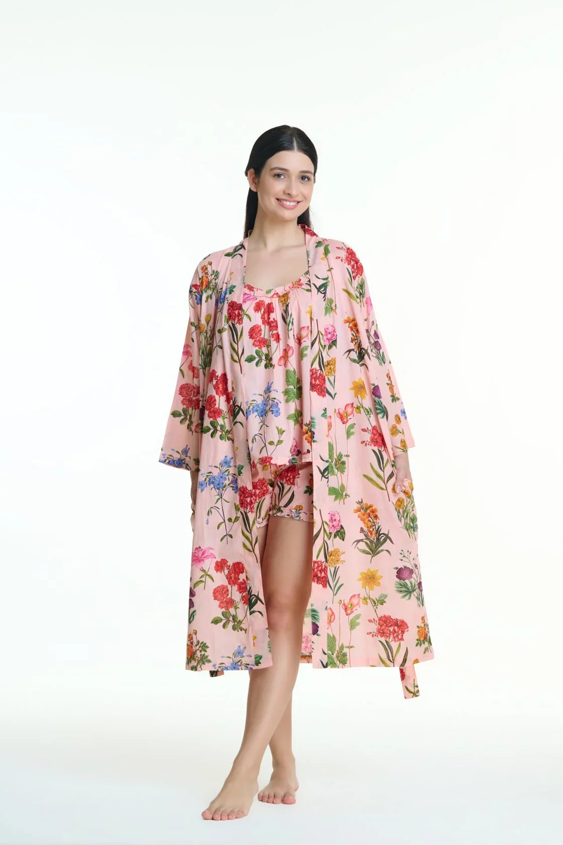MD-75FF Printed | Dressing Gown/Robe