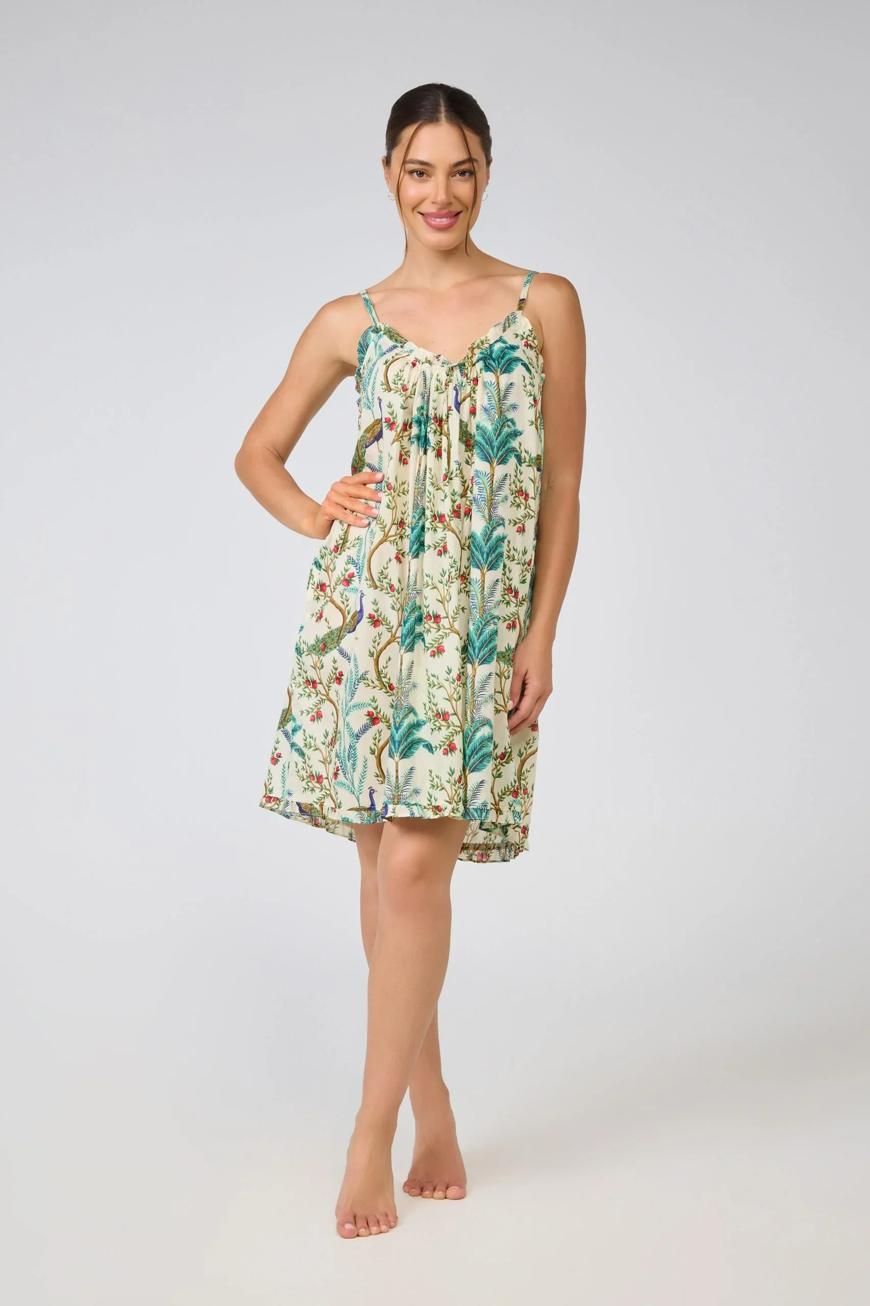 MD-866P5 Printed | Short Dress