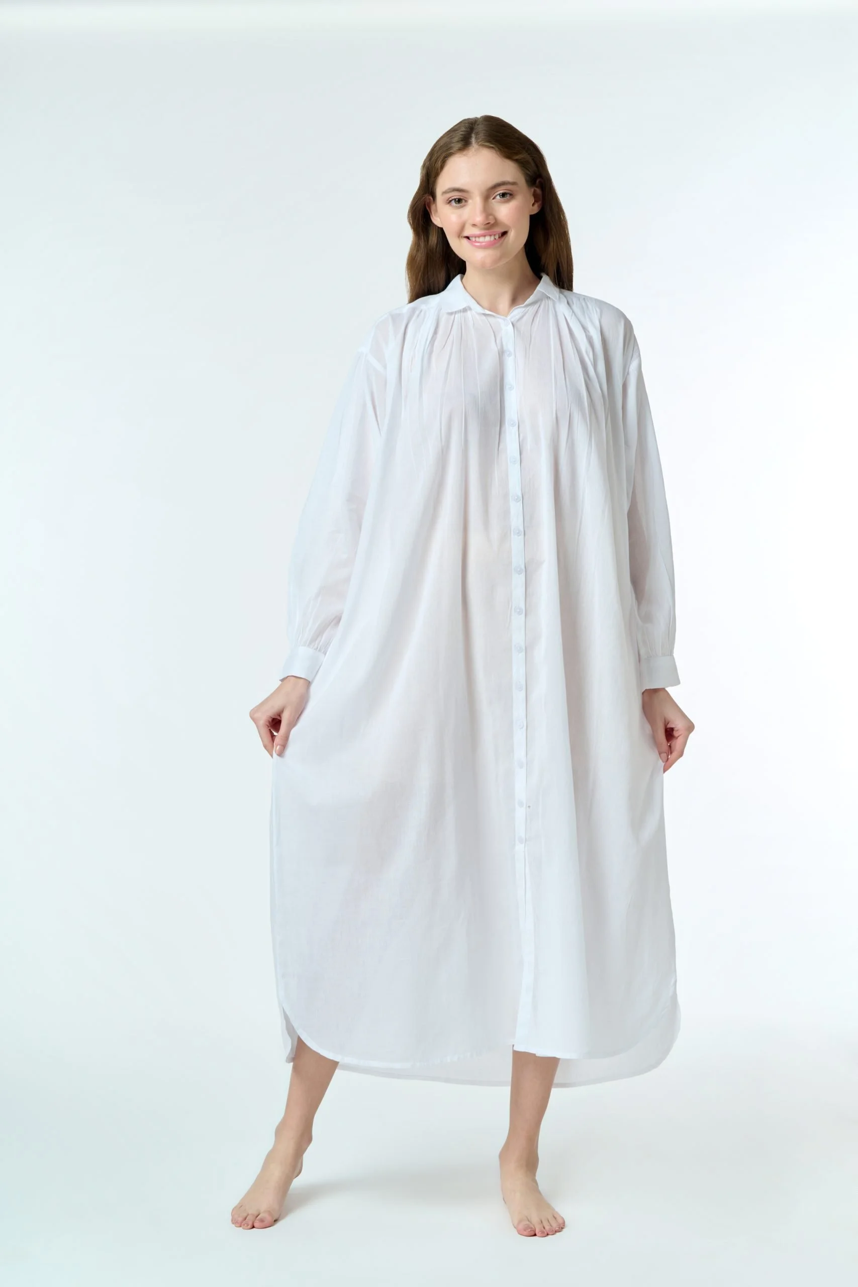 MD-755 Shirtmaker Dress | Long Sleeve