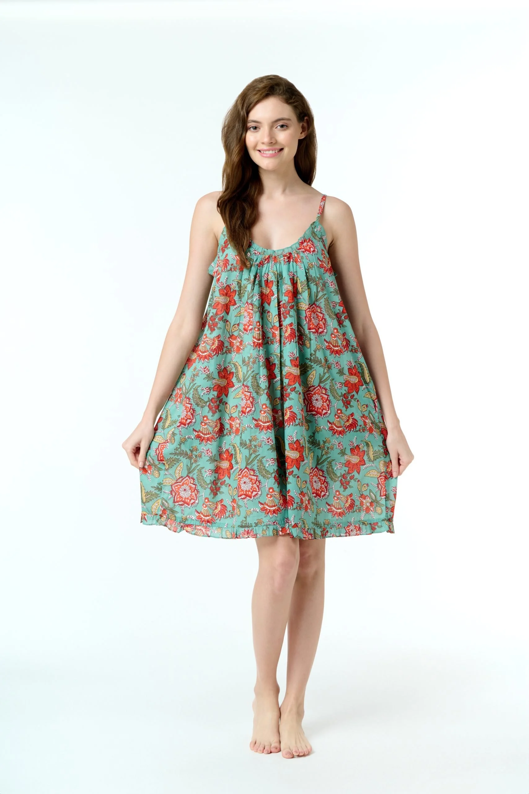 MD-866H1 Printed | Short Dress