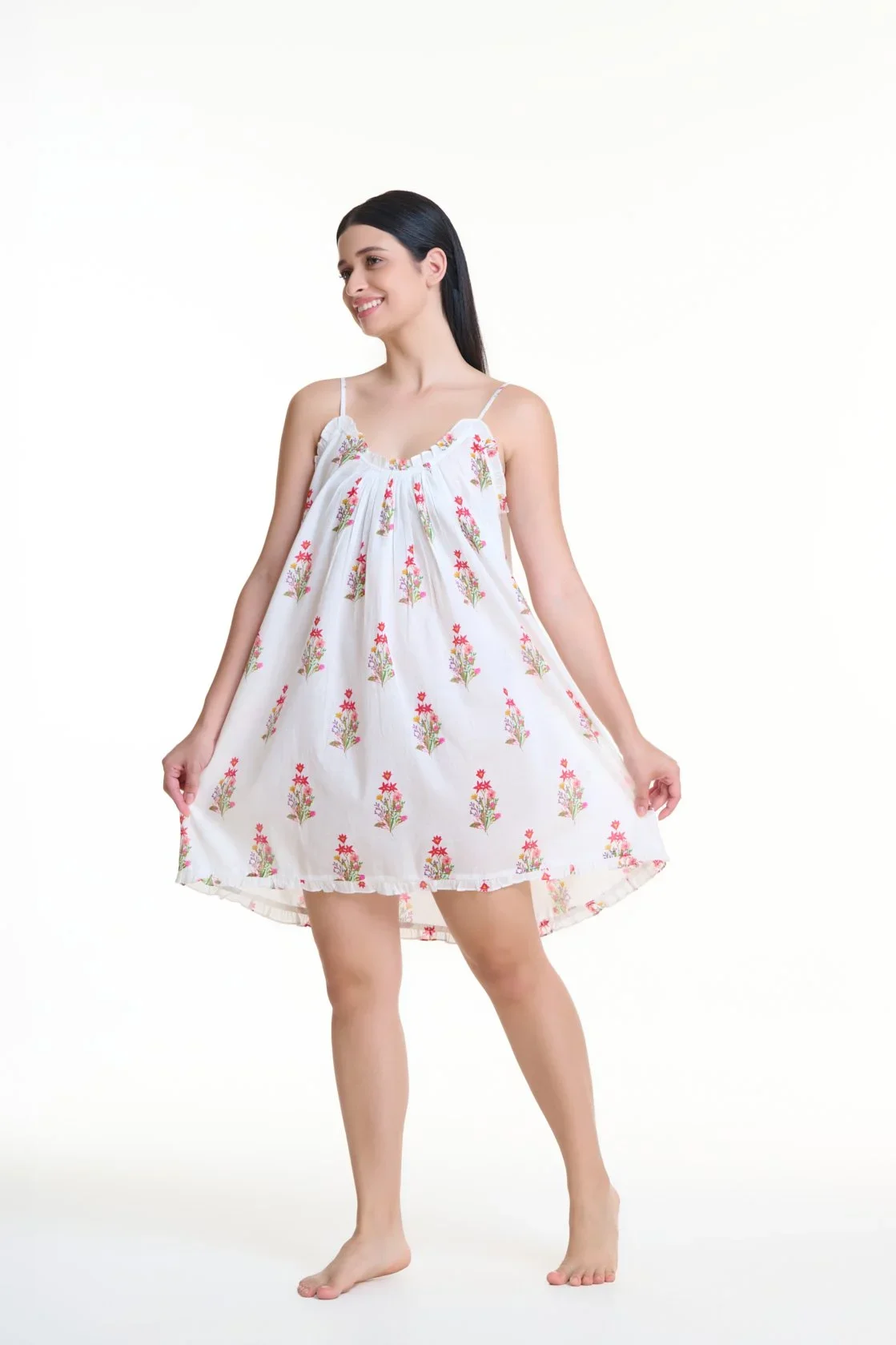MD-866NN Printed | Short Dress