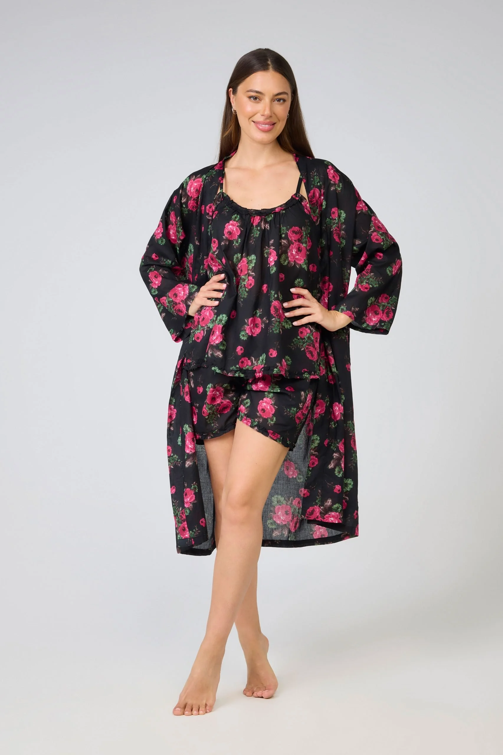 MD-75P4 Printed | Dressing Gown/Robe