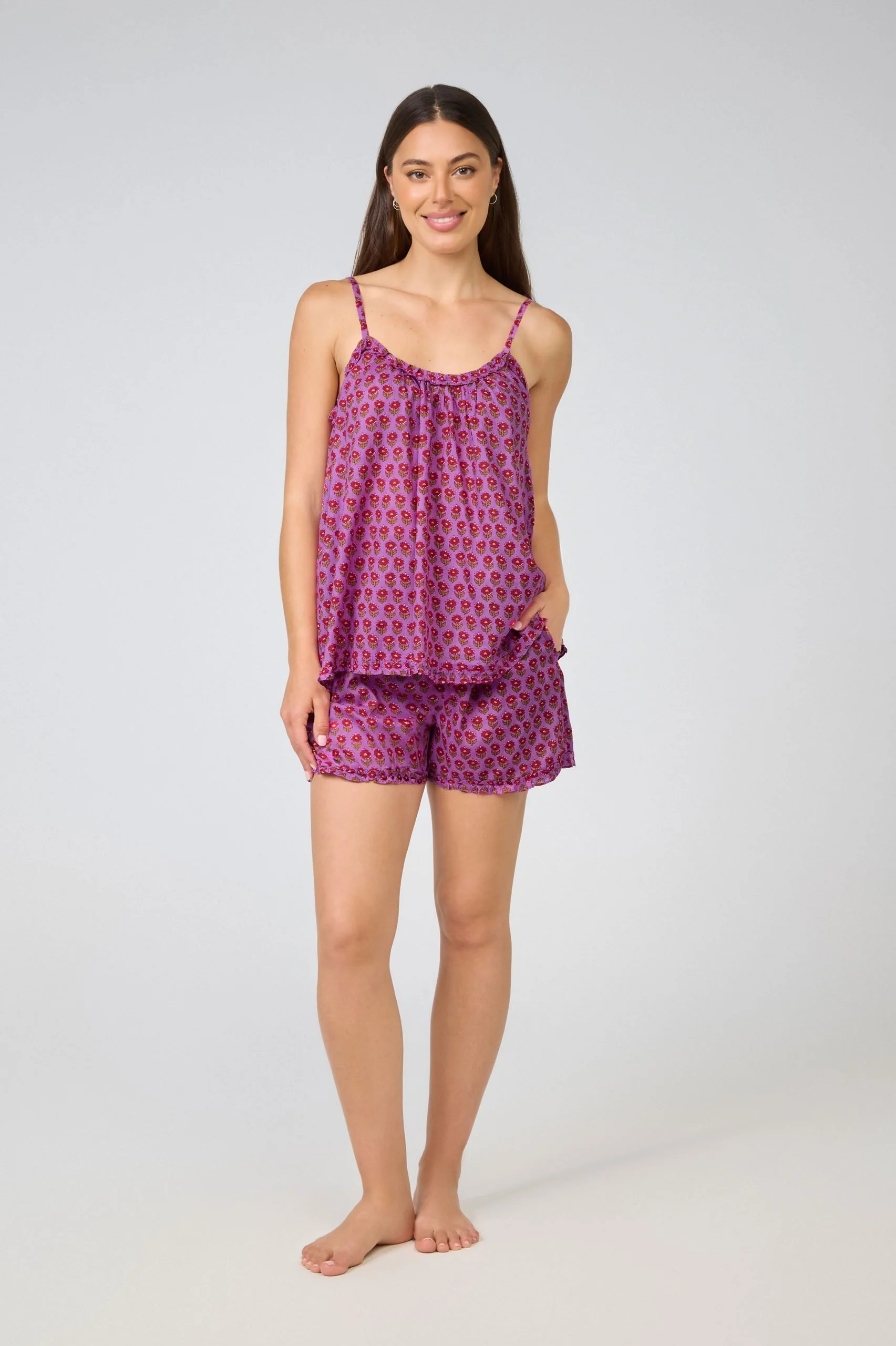 MD-742P6 Pyjama Set | Top & Short