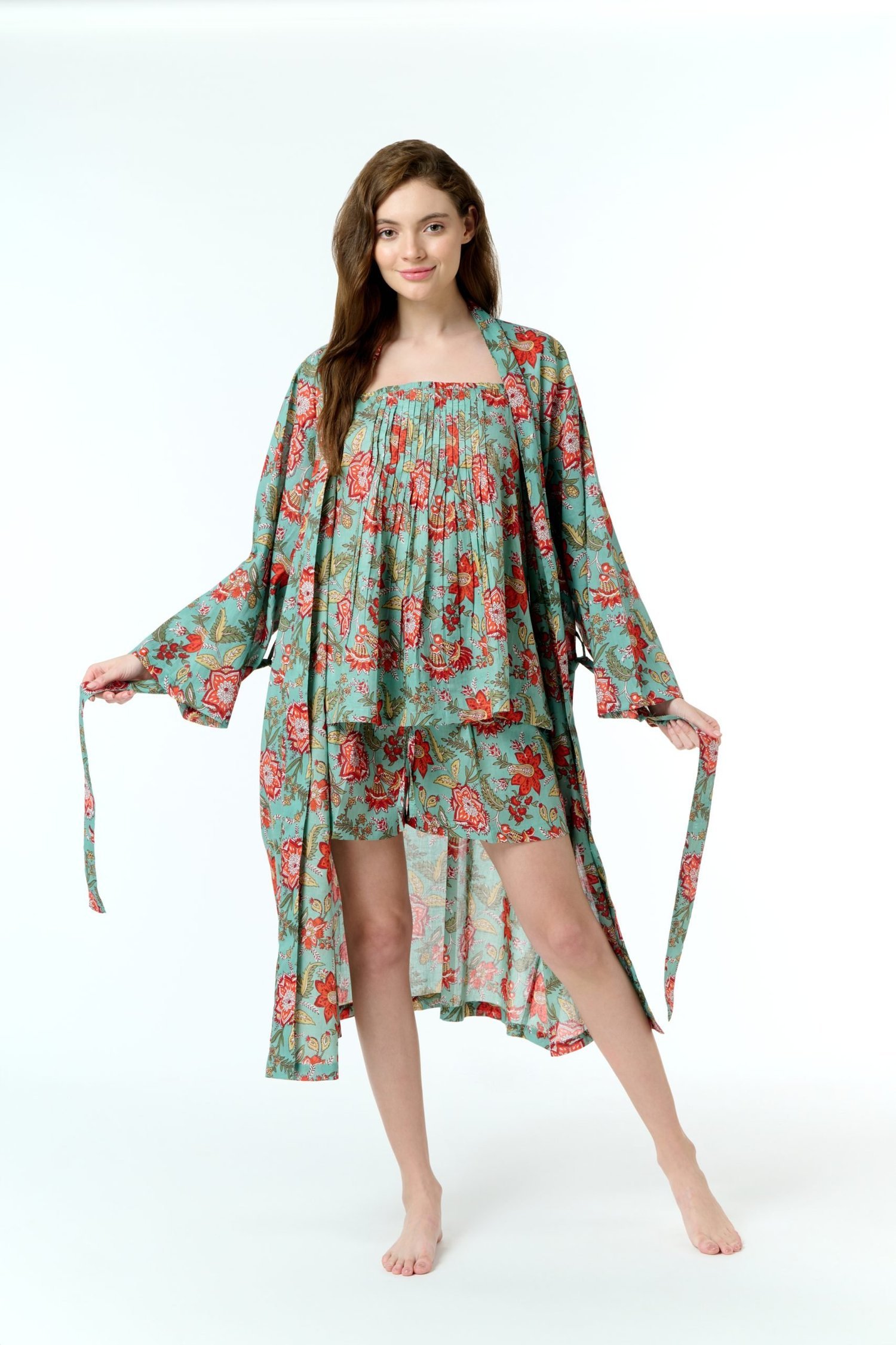 MD-75H1 Printed | Dressing Gown/Robe