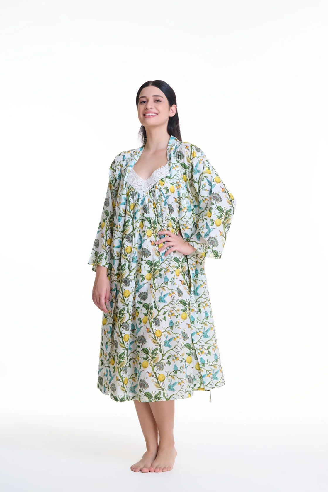 MD-75DD Printed | Dressing Gown/Robe