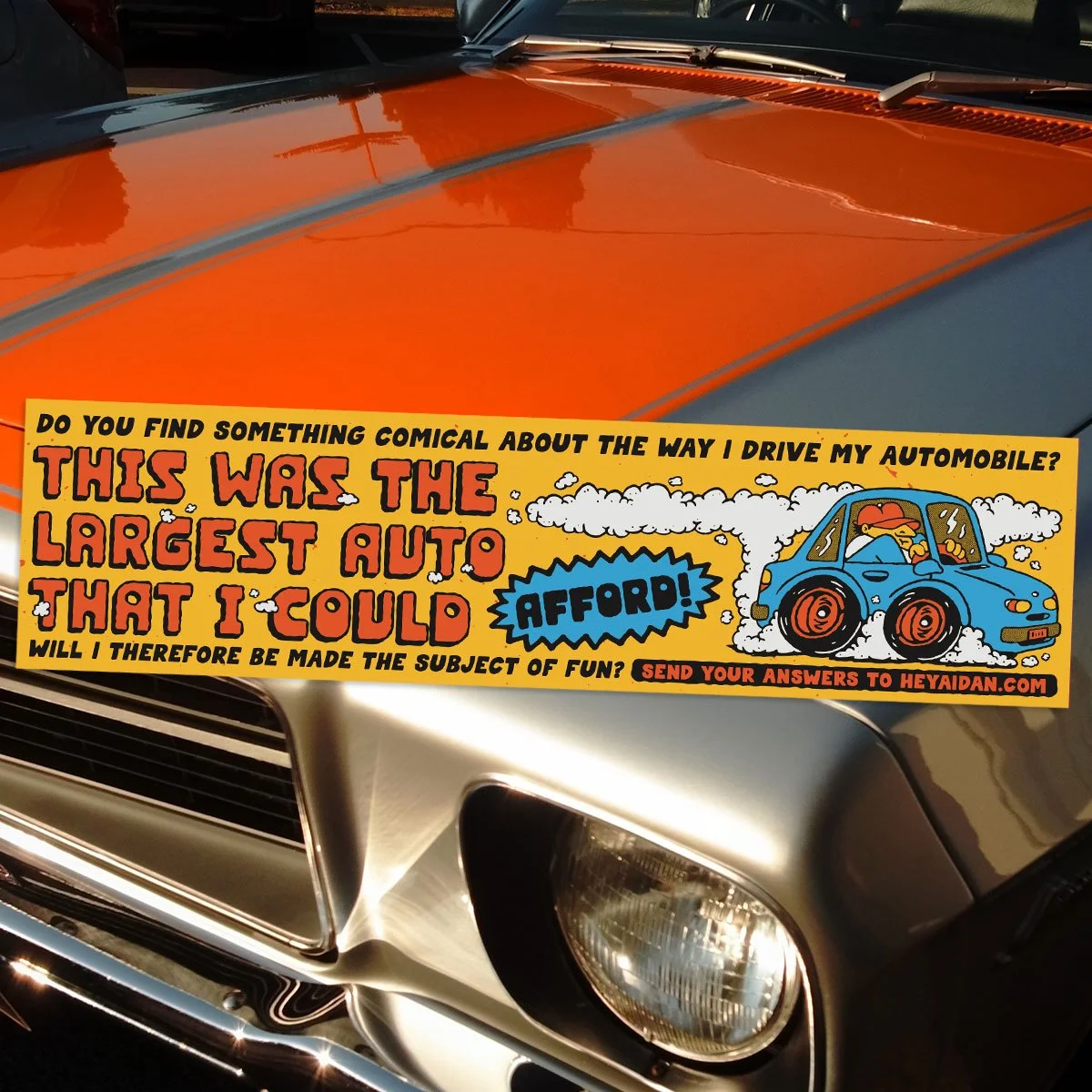 Largest Auto Bumper Sticker