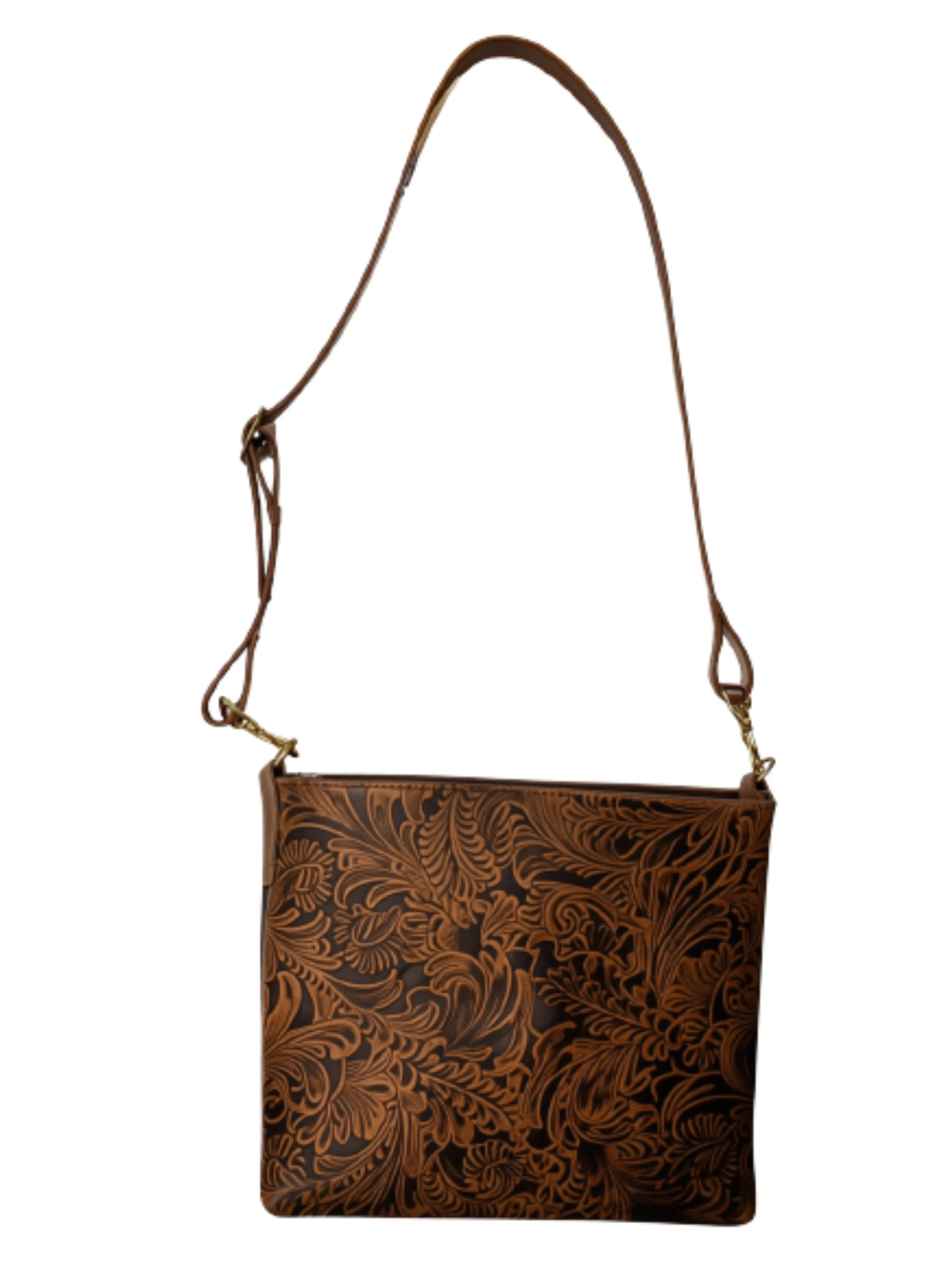 Fall embossed tote
