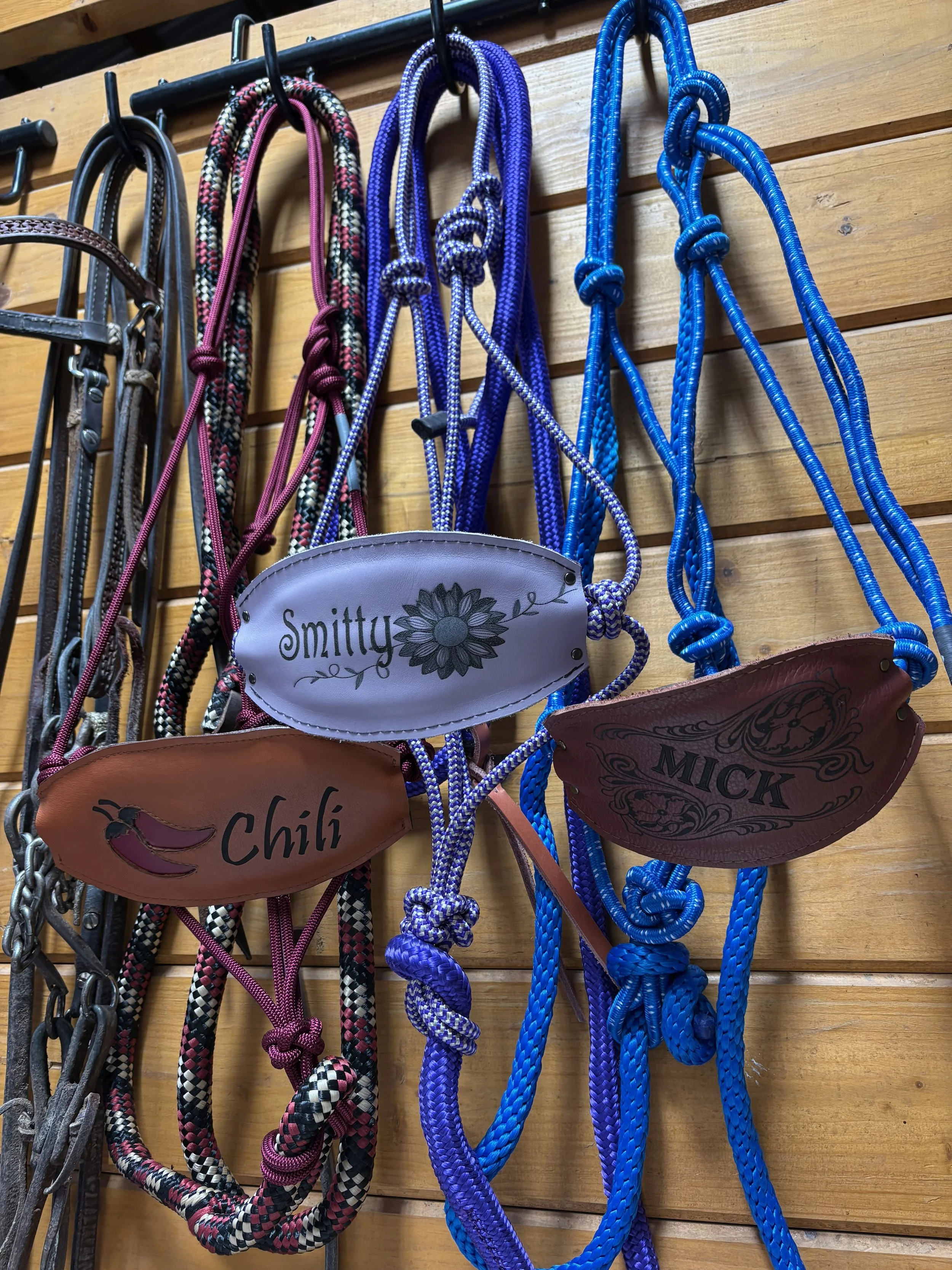 Customized Bronc Halters