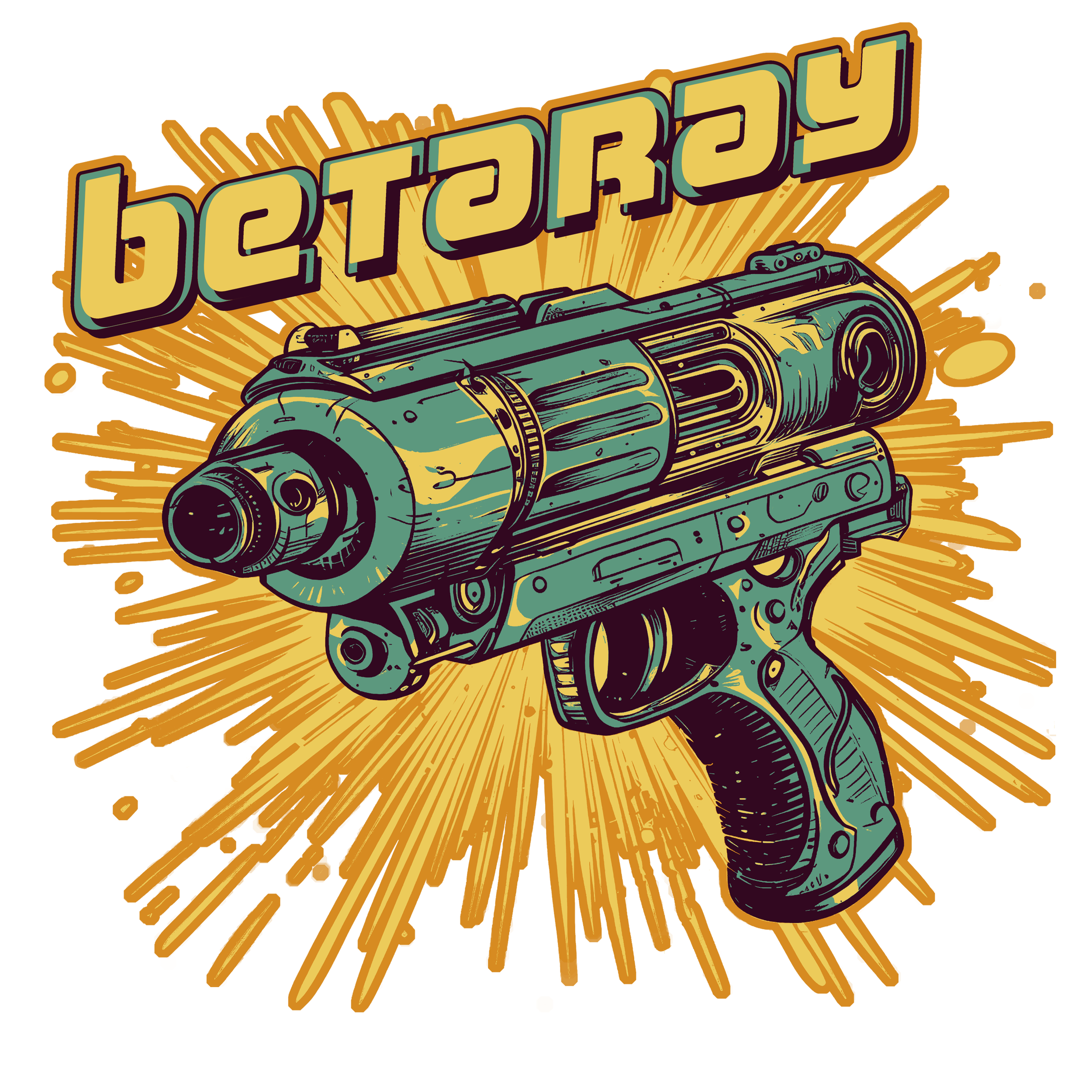 Blaster Sticker