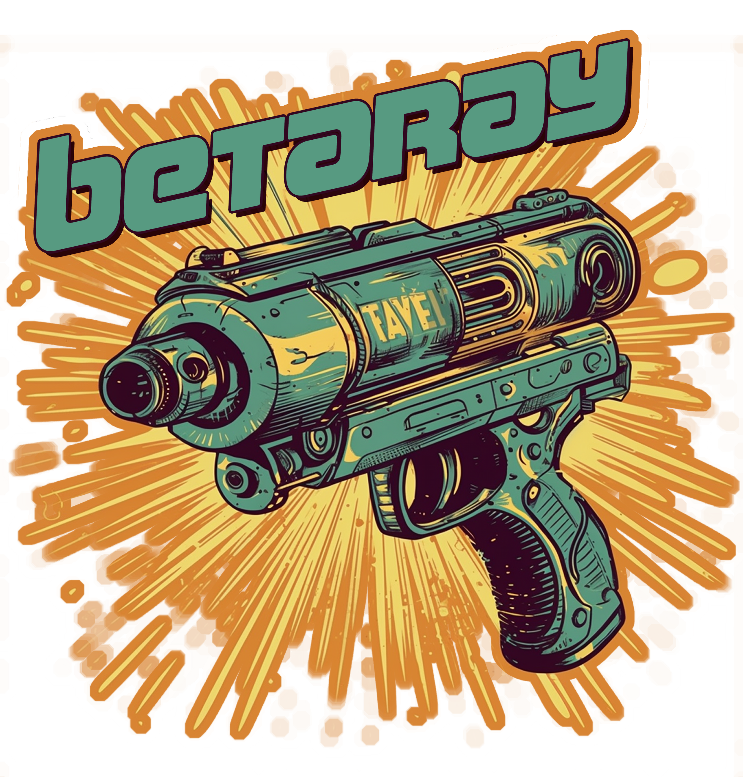 Blaster Sticker