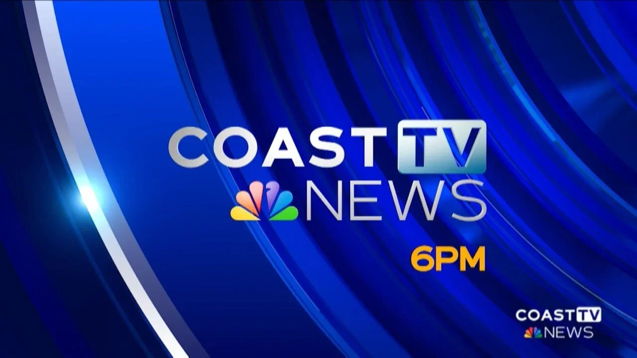 Logo image of Coast TV news with a blue background