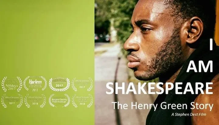 Henry Green and Stephen Dest. I Am Shakespeare First Screening, 2017
