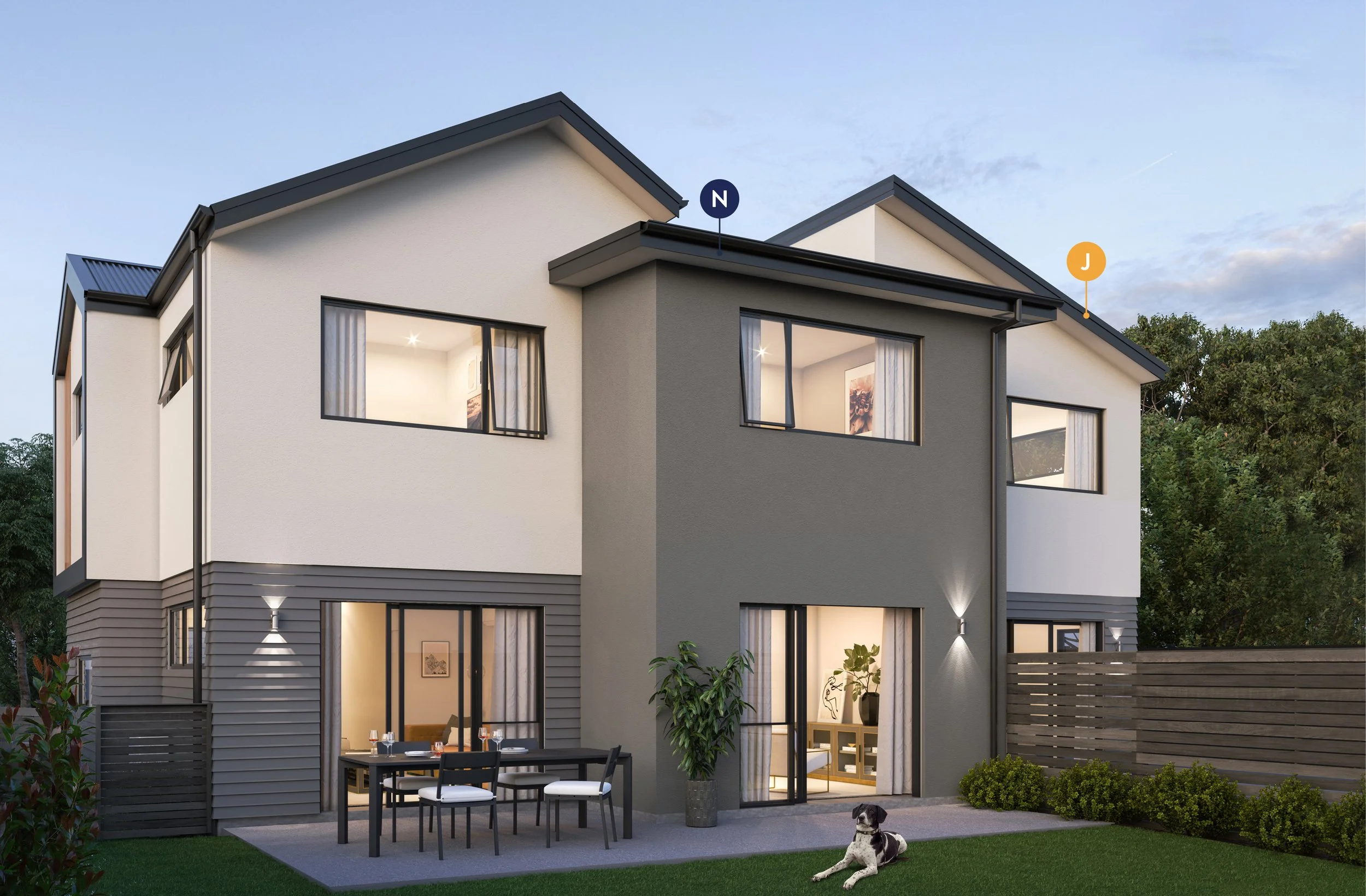 Bellbird Block - Back