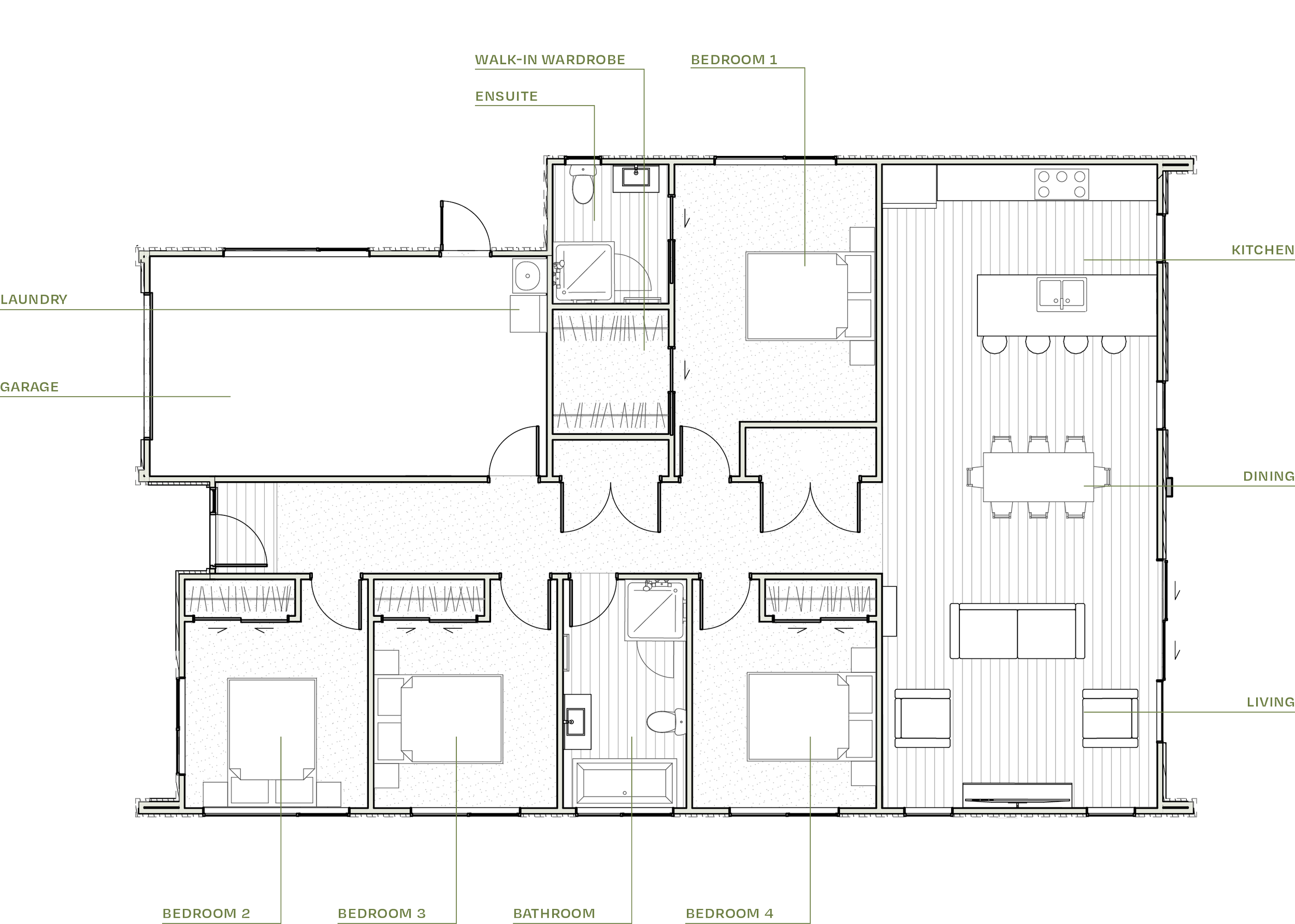 Wallaceville Estate house, Melodybelle, floor plan