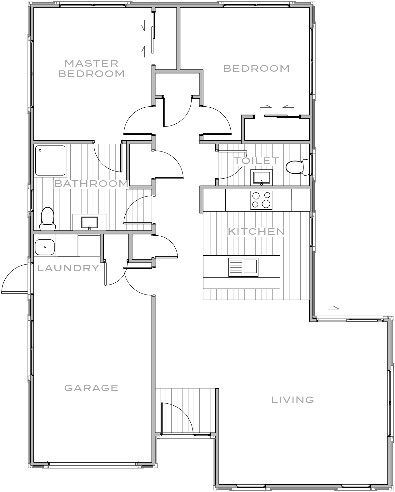 Thornbury floor plan, a Brown Owl Park house design