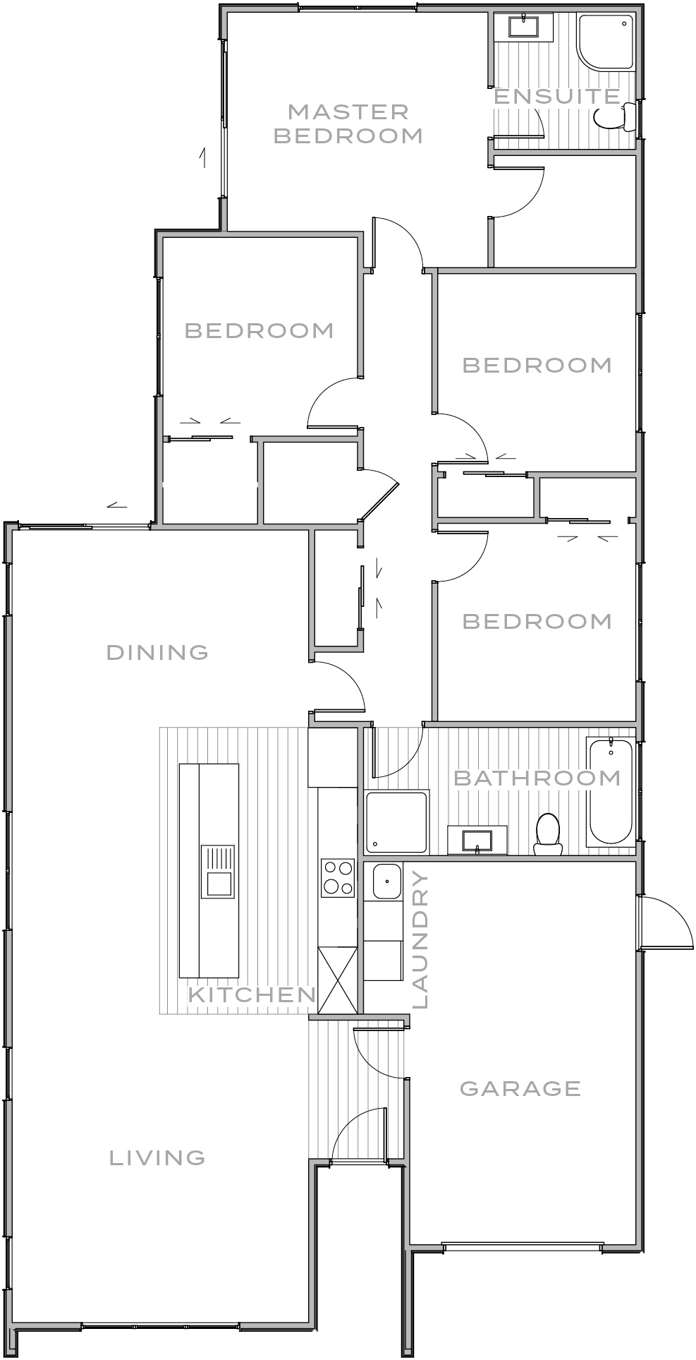 Tawa floor plan, a Brown Owl Park home by Gillies Group in Wellington