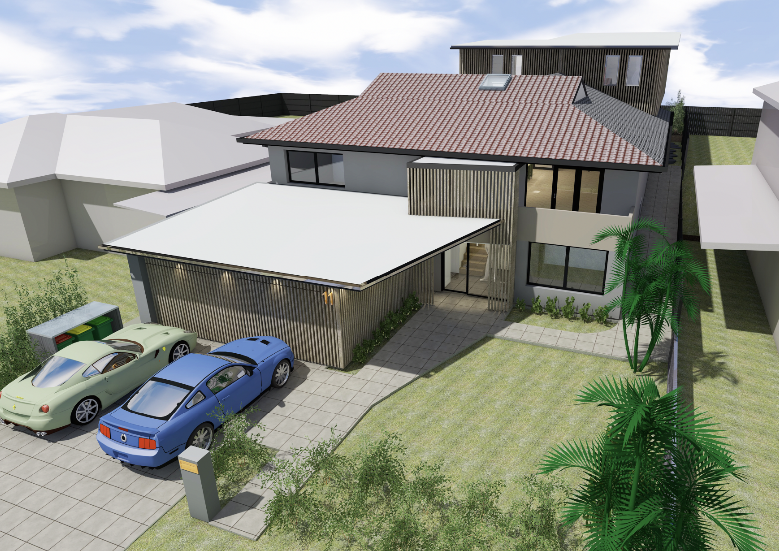 Oranssi project: wraparound deck