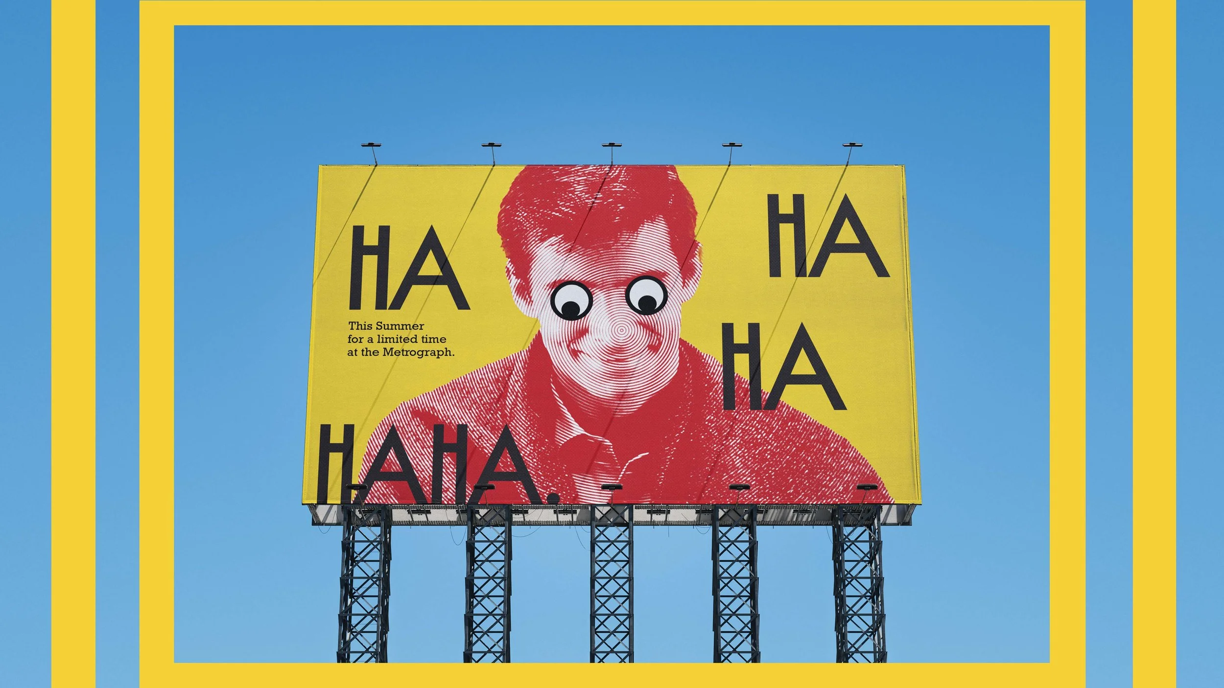 Billboard teaser for the film festival