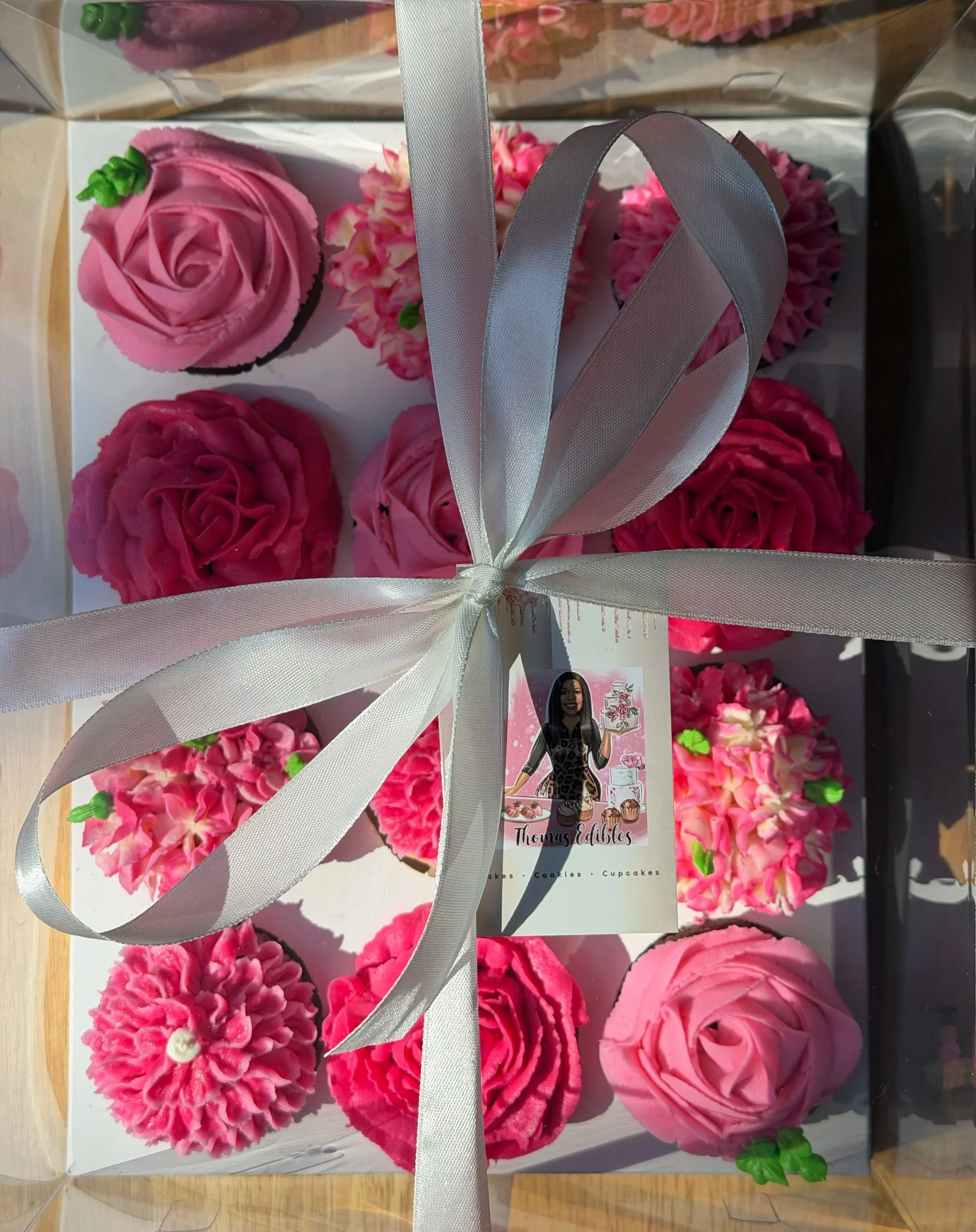 Box of 12 - Floral Cupcakes