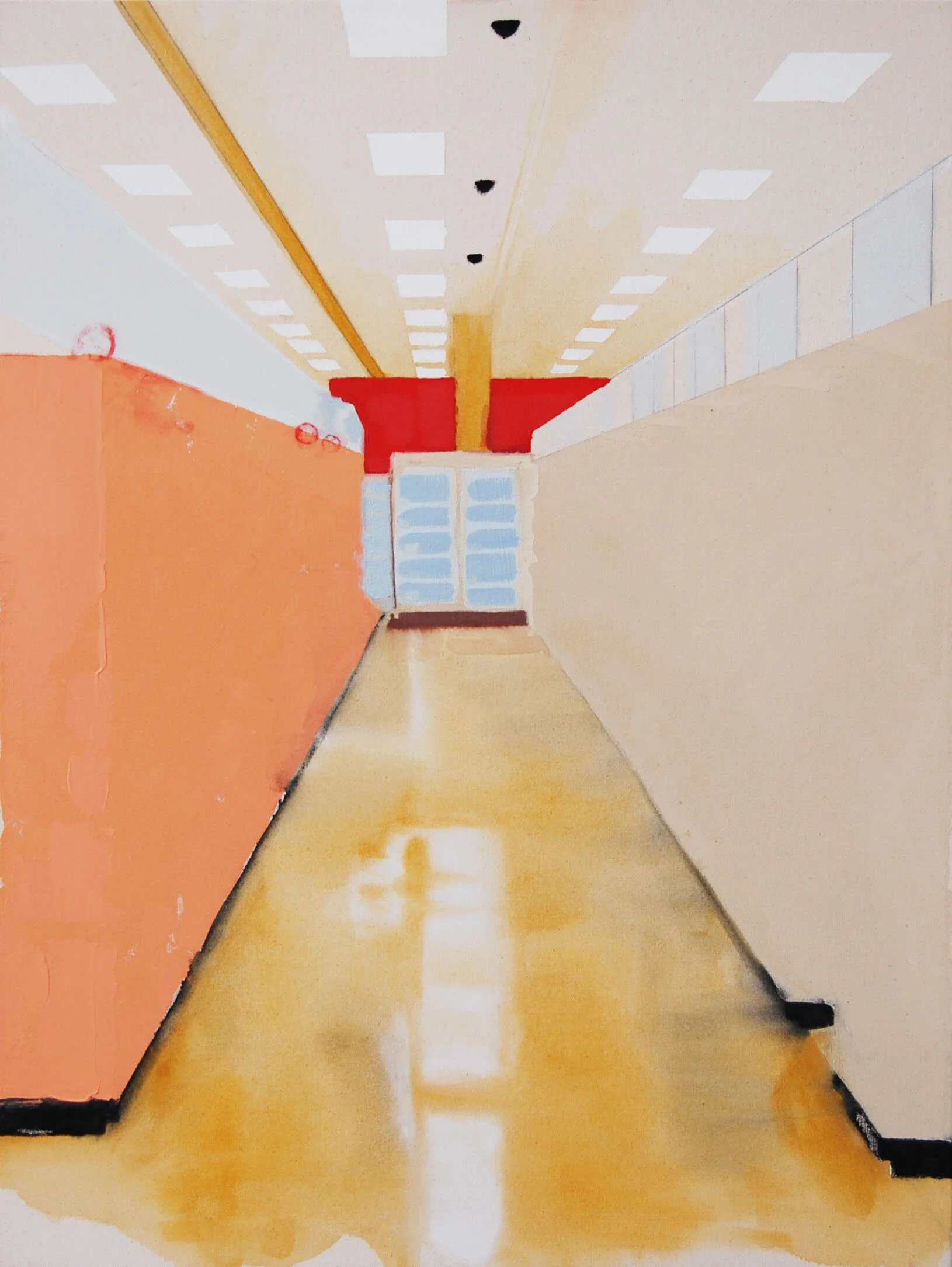 Open Isle. 2014. Acrylic and watercolor on canvas. 30" x 40". $300.