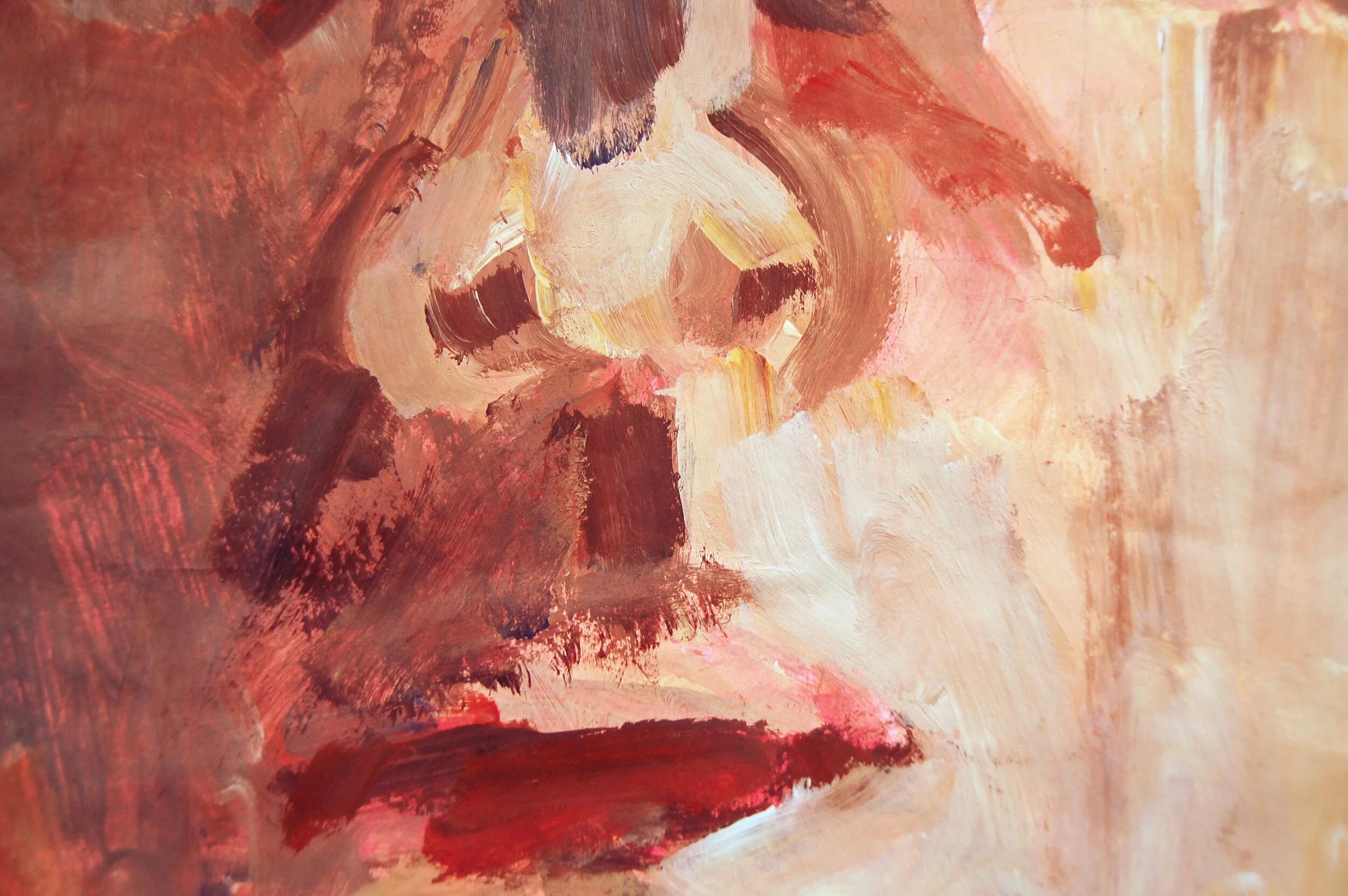 Look Up (Detail). 2010. Acrylic on paper. 36 ½” x 39”. $150.