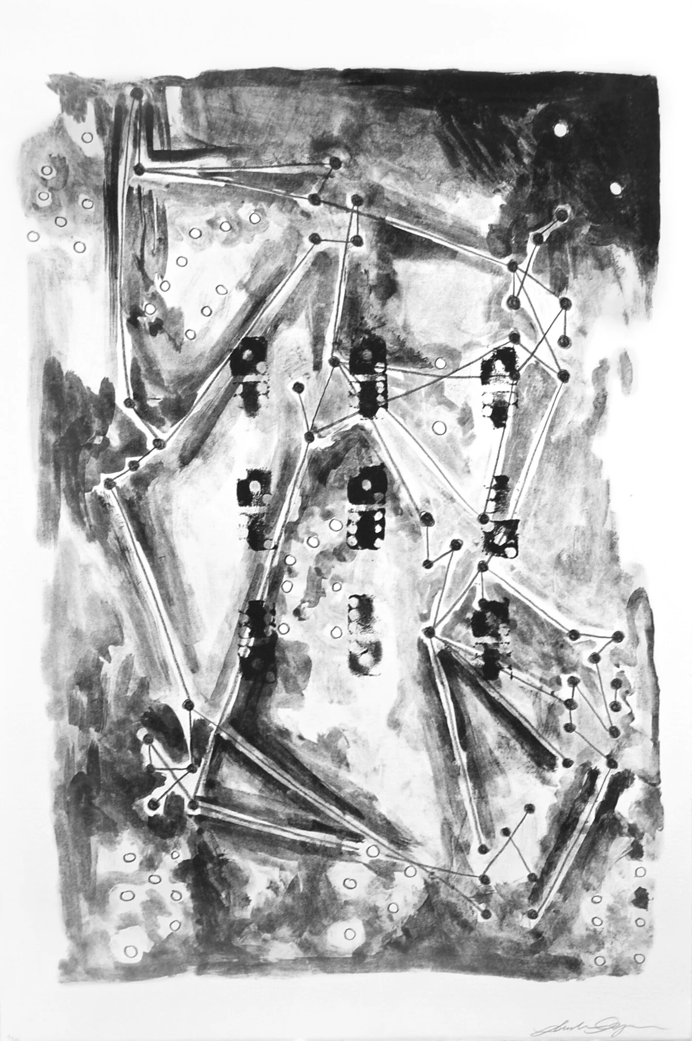 Genesis. 2011. Lithograph. 15” x 22 ½”. 9 remaining. $275.

18” x 25 ½” framed. SOLD.